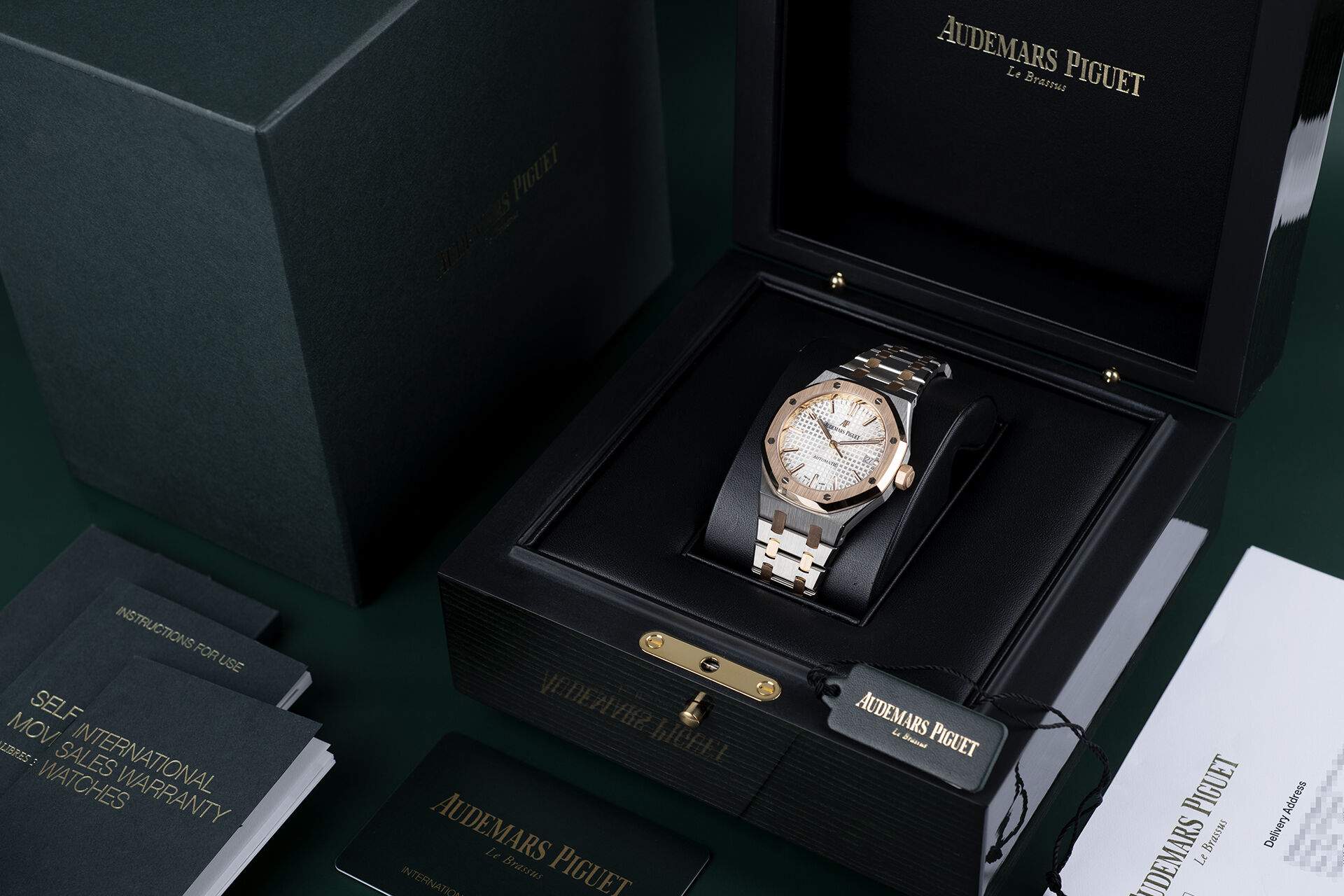 ref 15450SR.00.1256SR.01 | 'Full Set' | Audemars Piguet Royal Oak