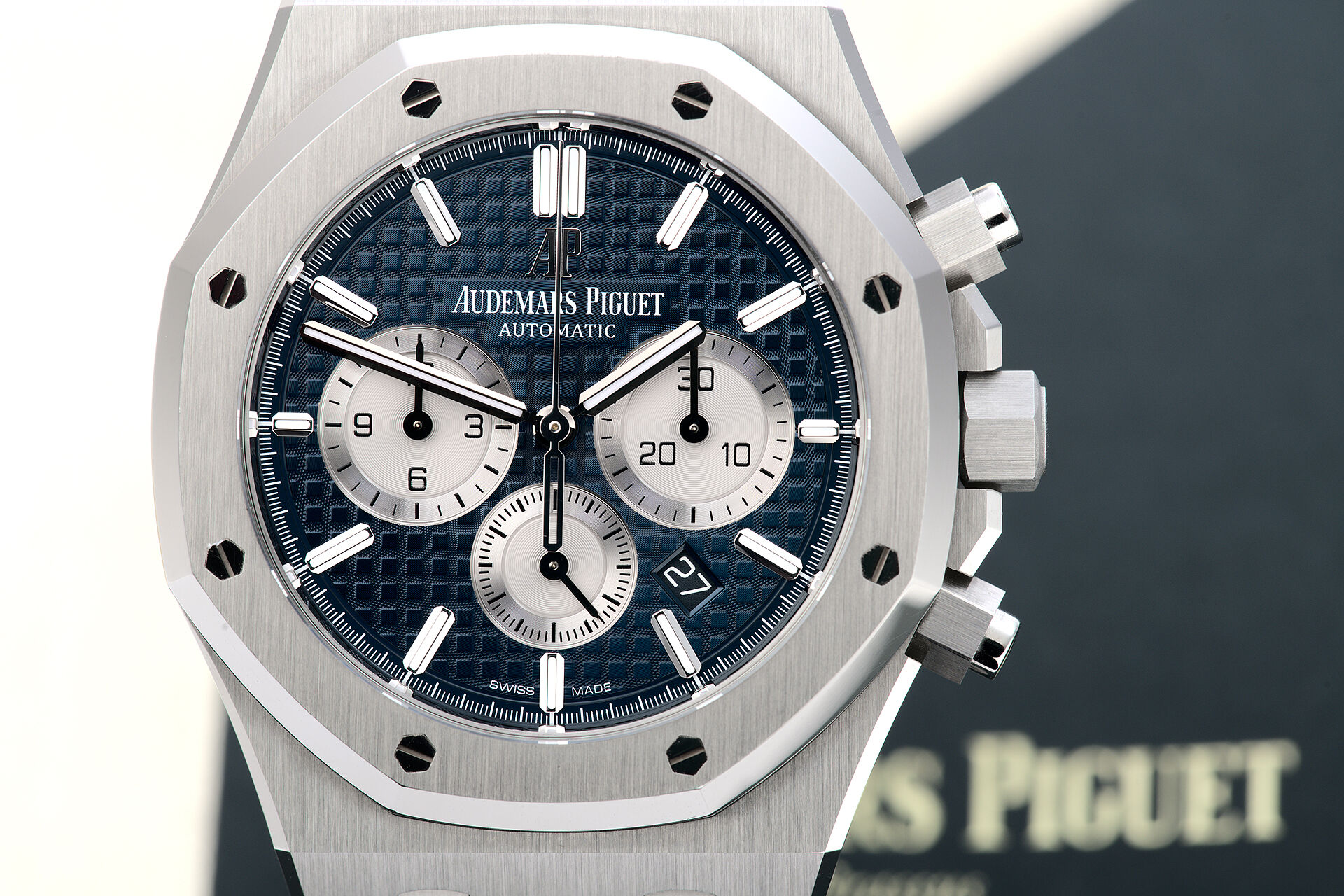 ref 26331ST.OO.1220ST.01 | Brand New 'Blue Dial' | Audemars Piguet Royal Oak Chronograph