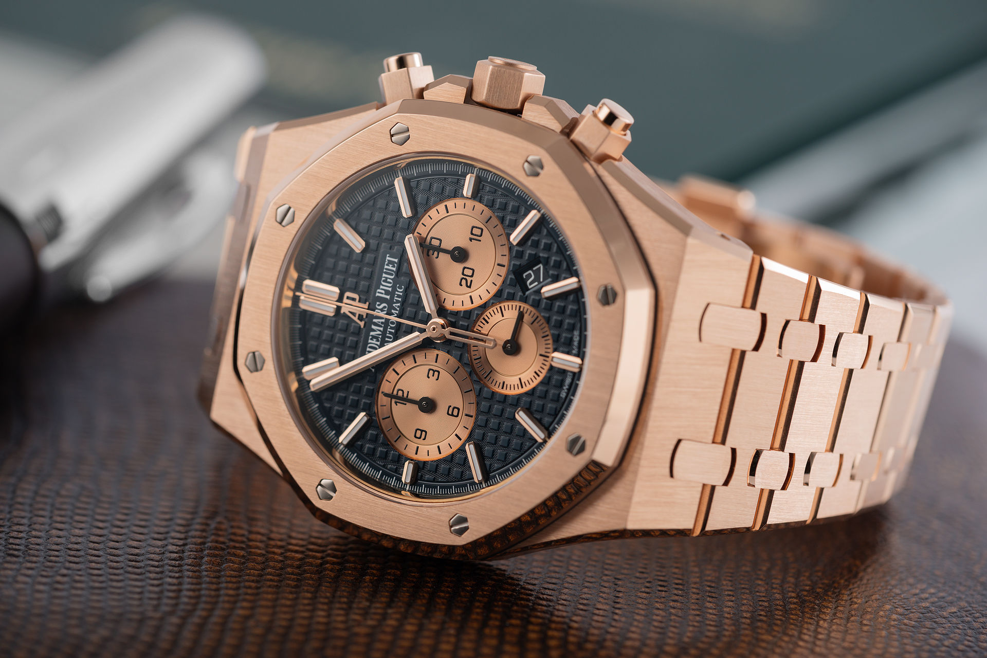 ref 26331OR.OO.1220OR.01 | 18ct Rose Gold 'Under AP Warranty' | Audemars Piguet Royal Oak Chronograph