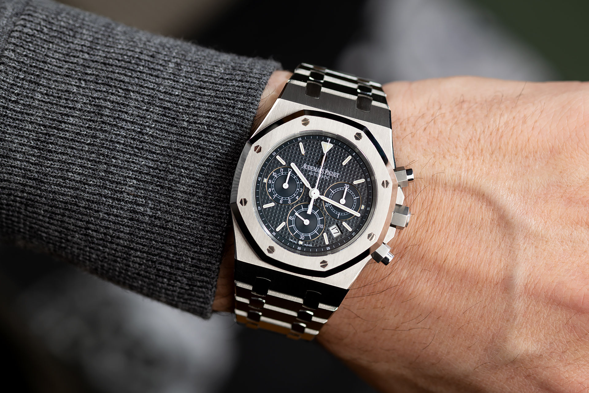 ref 25860ST.OO.1110ST.01 | 39mm Chronograph 'Under AP Warranty' | Audemars Piguet Royal Oak Chronograph