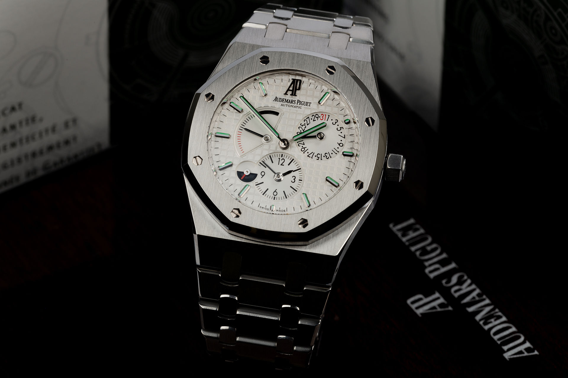 ref 26120ST.OO.1220ST.01 | 39mm 'Full Set' | Audemars Piguet Royal Oak Dual Time