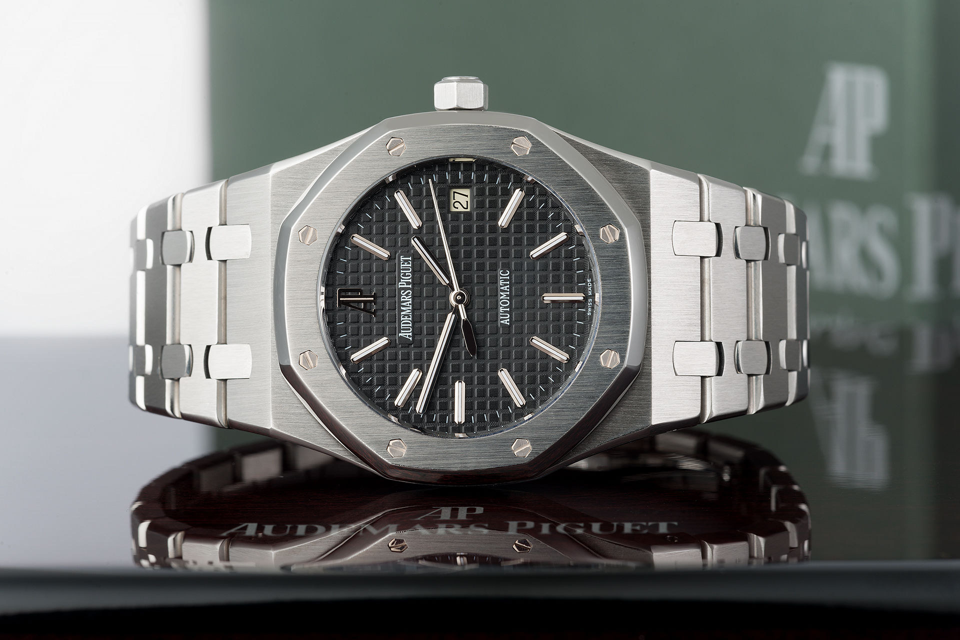 ref 15300ST.OO.120ST.O3 | 'Full Set' Black Dial | Audemars Piguet Royal Oak