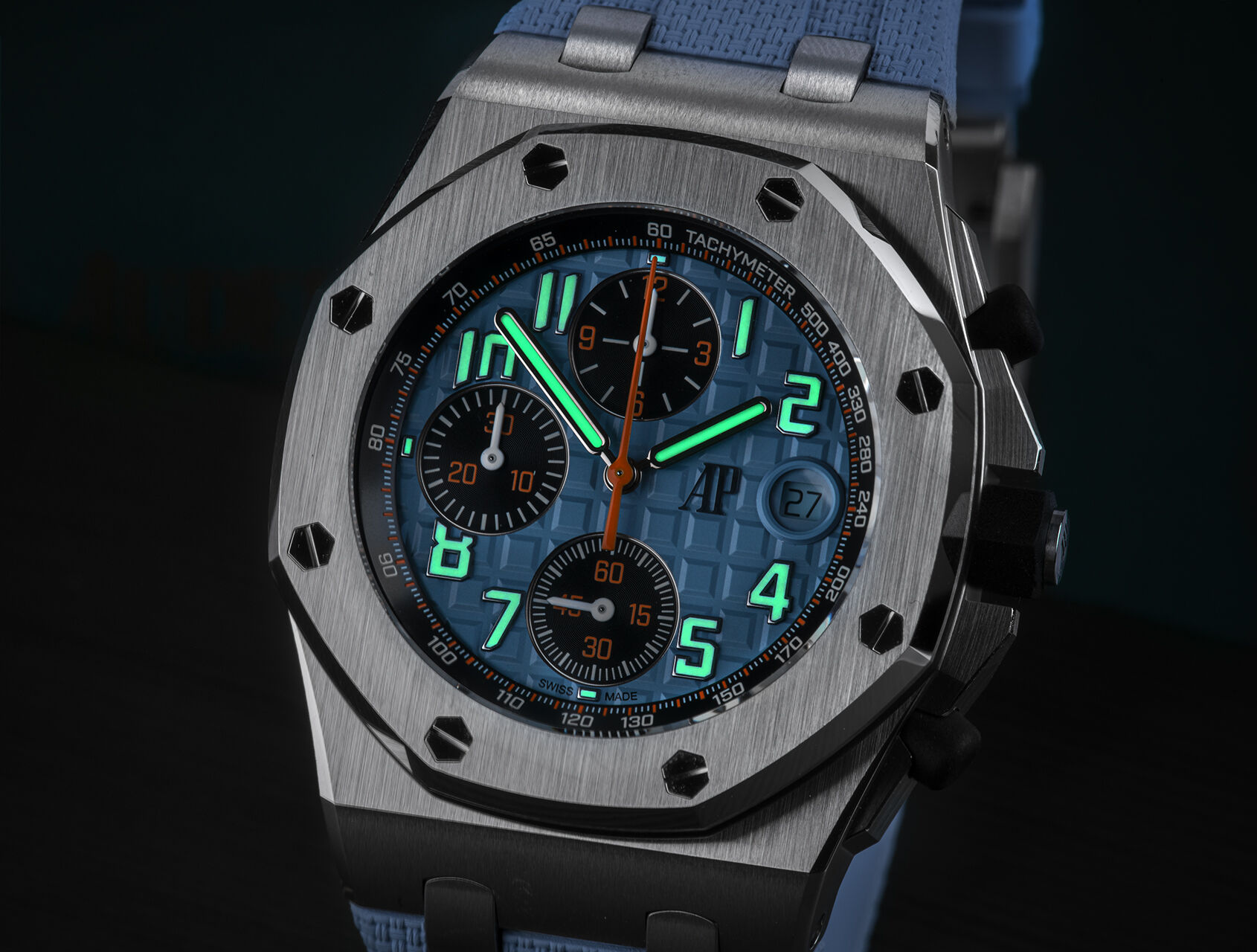 ref  26238ST.OO.A340CA.01 | 26238ST - Tiffany Blue | Audemars Piguet Royal Oak Offshore