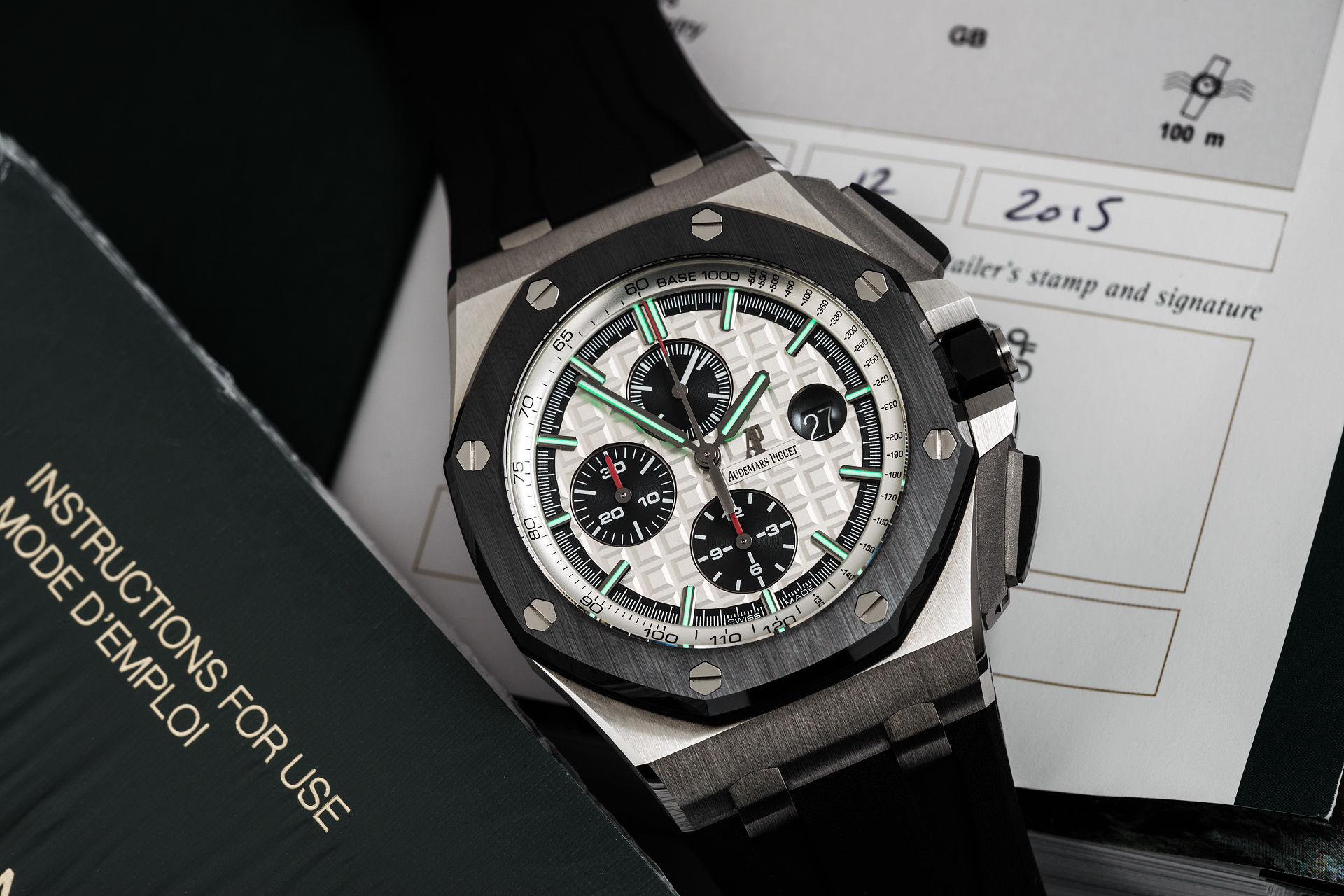 ref 26400SO.OO.A002CA.01 | Ceramic Bezel 'Full Set' | Audemars Piguet Royal Oak Offshore