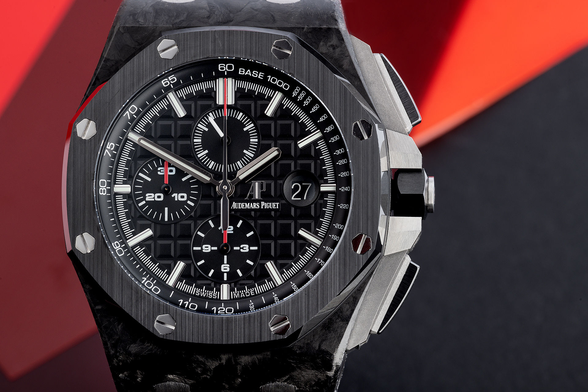 ref 26400AU.OO.A002CA.01 | 'Forged Carbon' AP Service History | Audemars Piguet Royal Oak Offshore