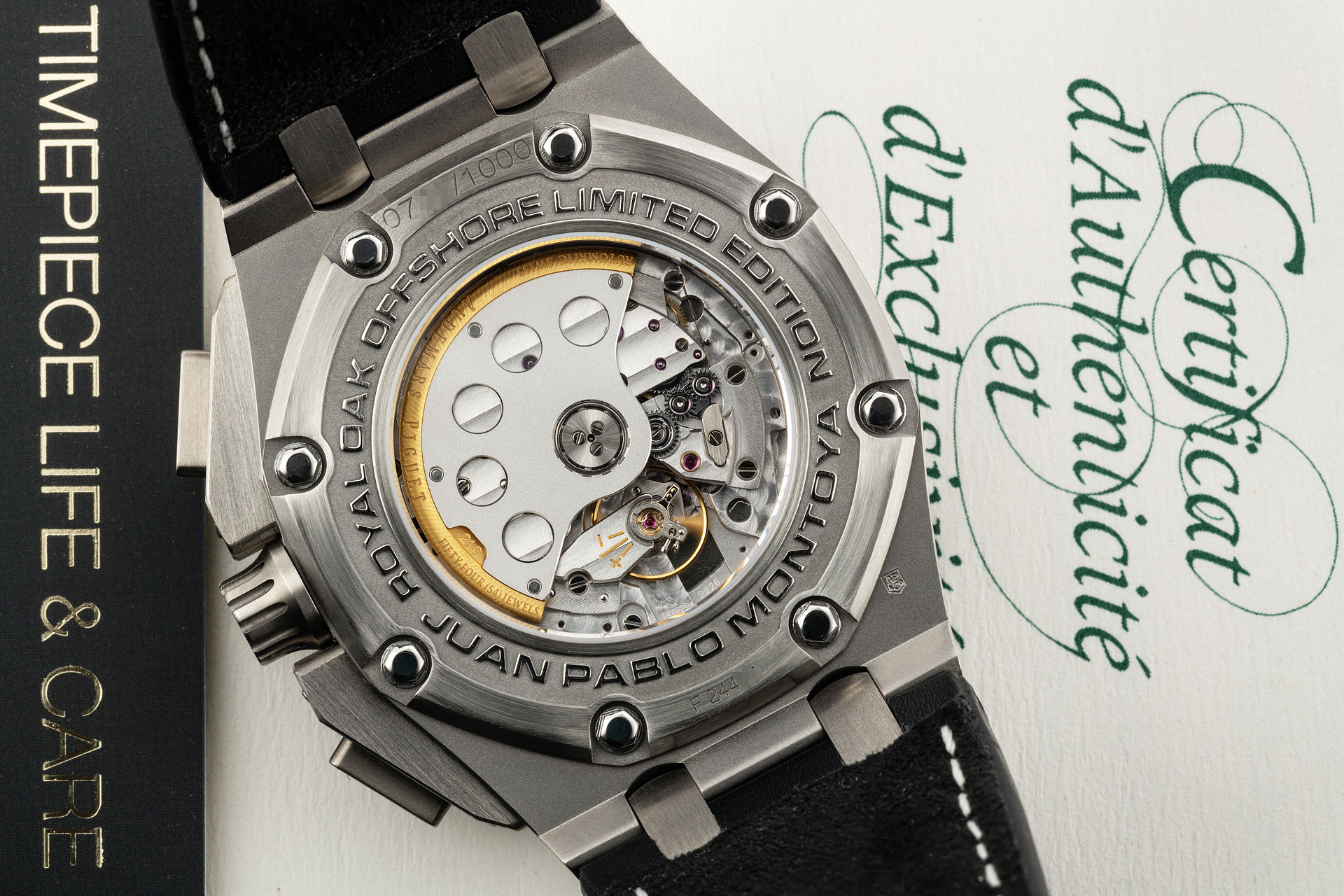 "Limited Edition" AP Warranty | ref 26030IO.OO.D001IN.01 | Audemars Piguet Royal Oak Offshore Montoya