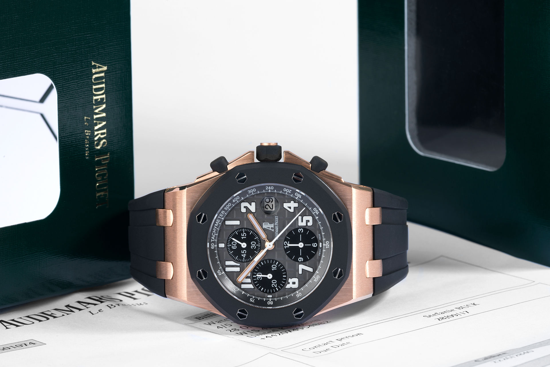 ref 25940OK.OO.D002CA.01.A | Rose Gold Rubber-Clad | Audemars Piguet Royal Oak Offshore