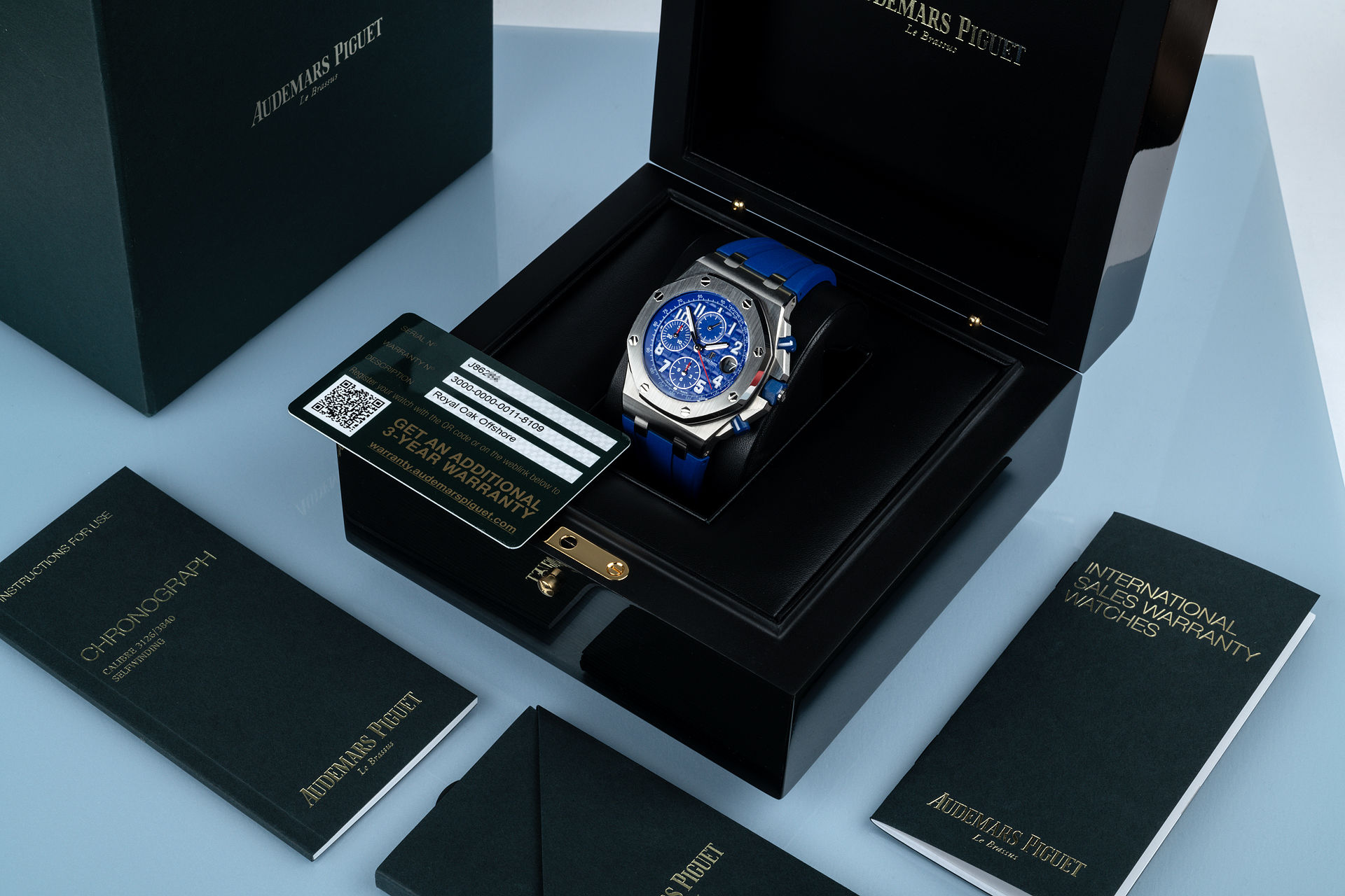 New "Indigo" Model Under AP Warranty | ref 26470ST.OO.A030CA.01 | Audemars Piguet Royal Oak Offshore