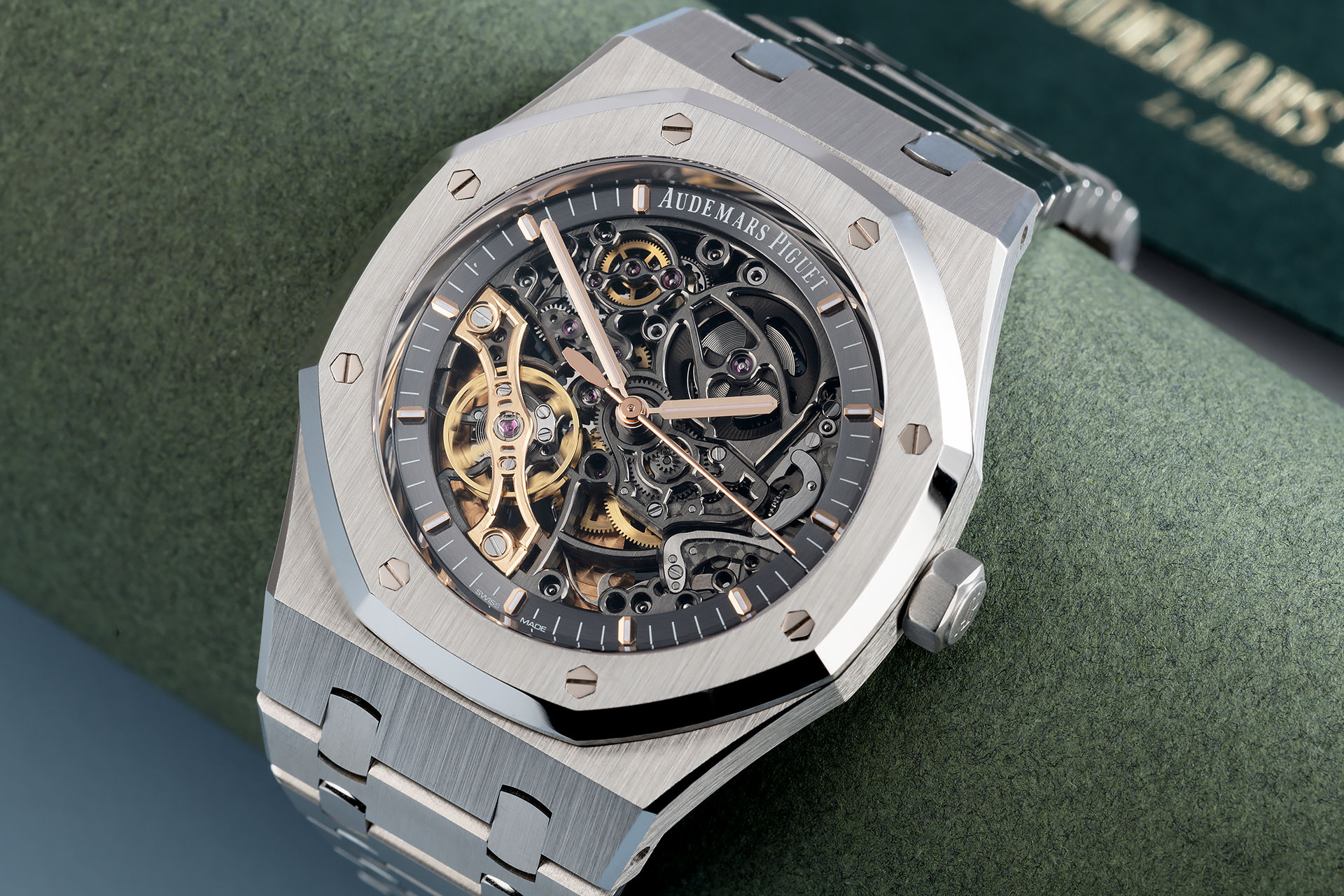 ref 15407ST.OO.1220ST.01 | Openworked 'Complete Set' | Audemars Piguet Royal Oak