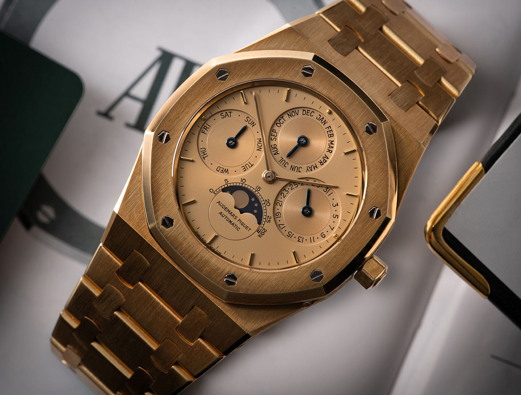 ref 25654BA | 25654BA - Very Rare | Audemars Piguet Royal Oak Perpetual Calendar