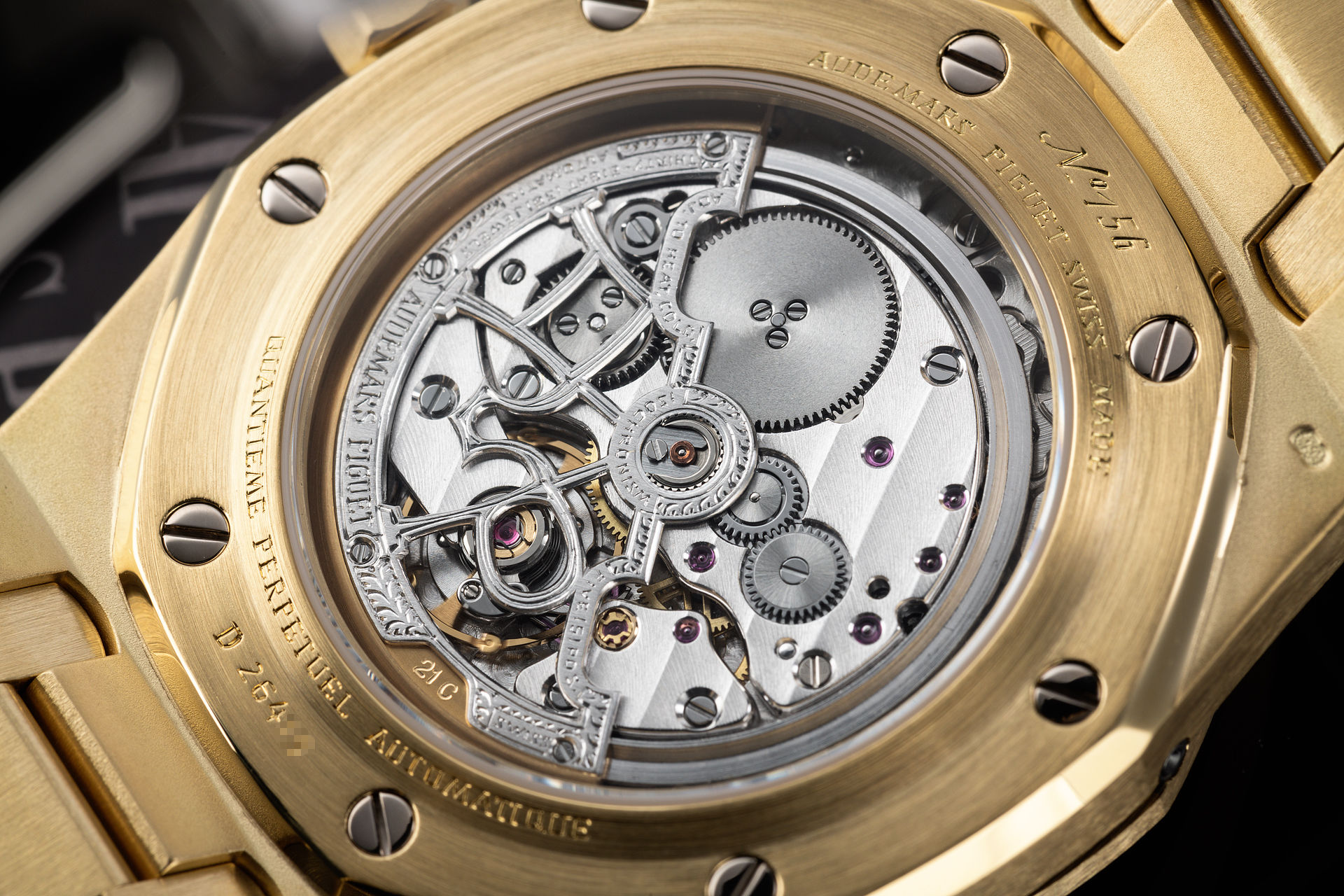 ref 25654BA | Yellow Gold 'AP Warranty' | Audemars Piguet Royal Oak Perpetual Calendar