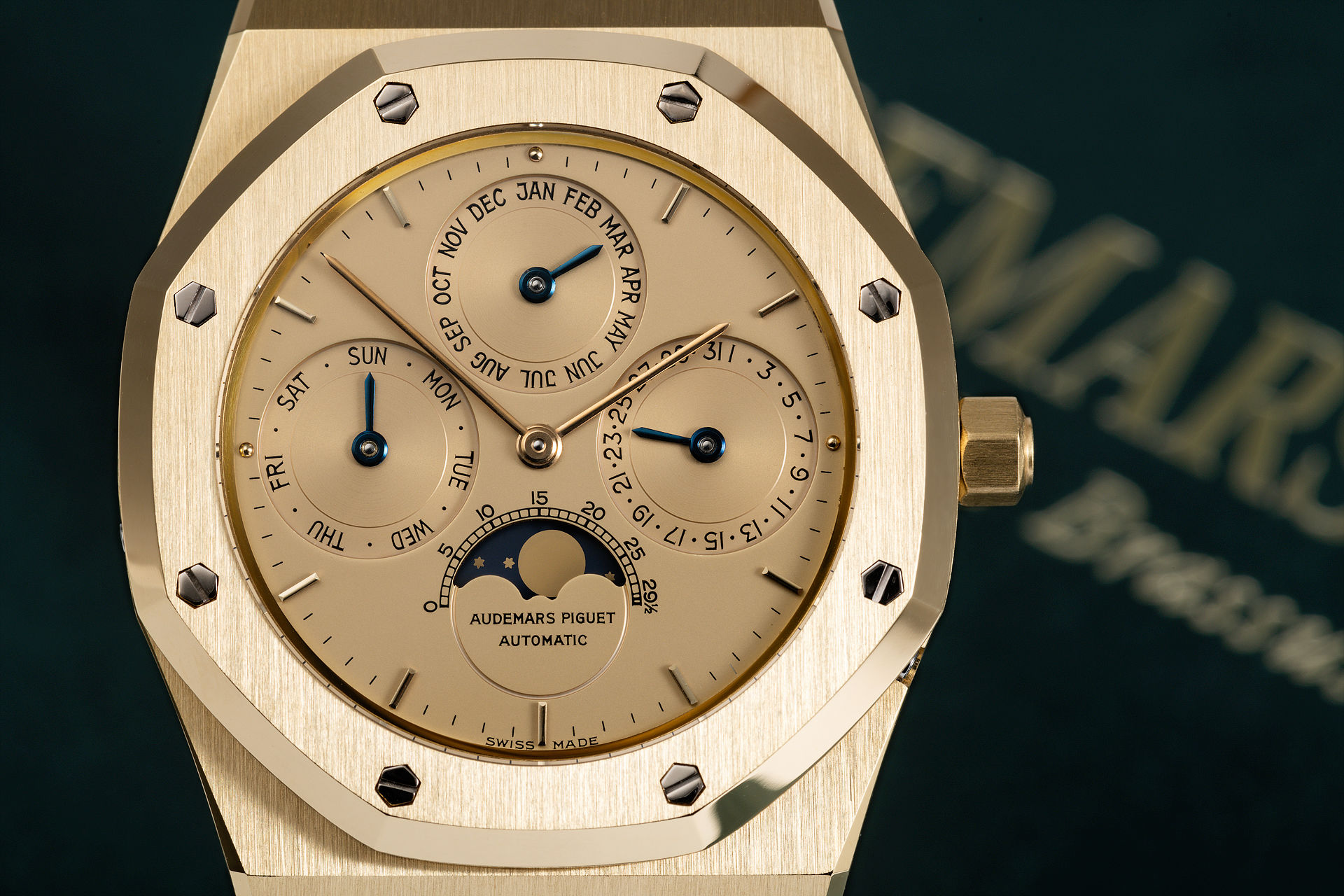 ref 25654BA | Yellow Gold 'AP Warranty' | Audemars Piguet Royal Oak Perpetual Calendar