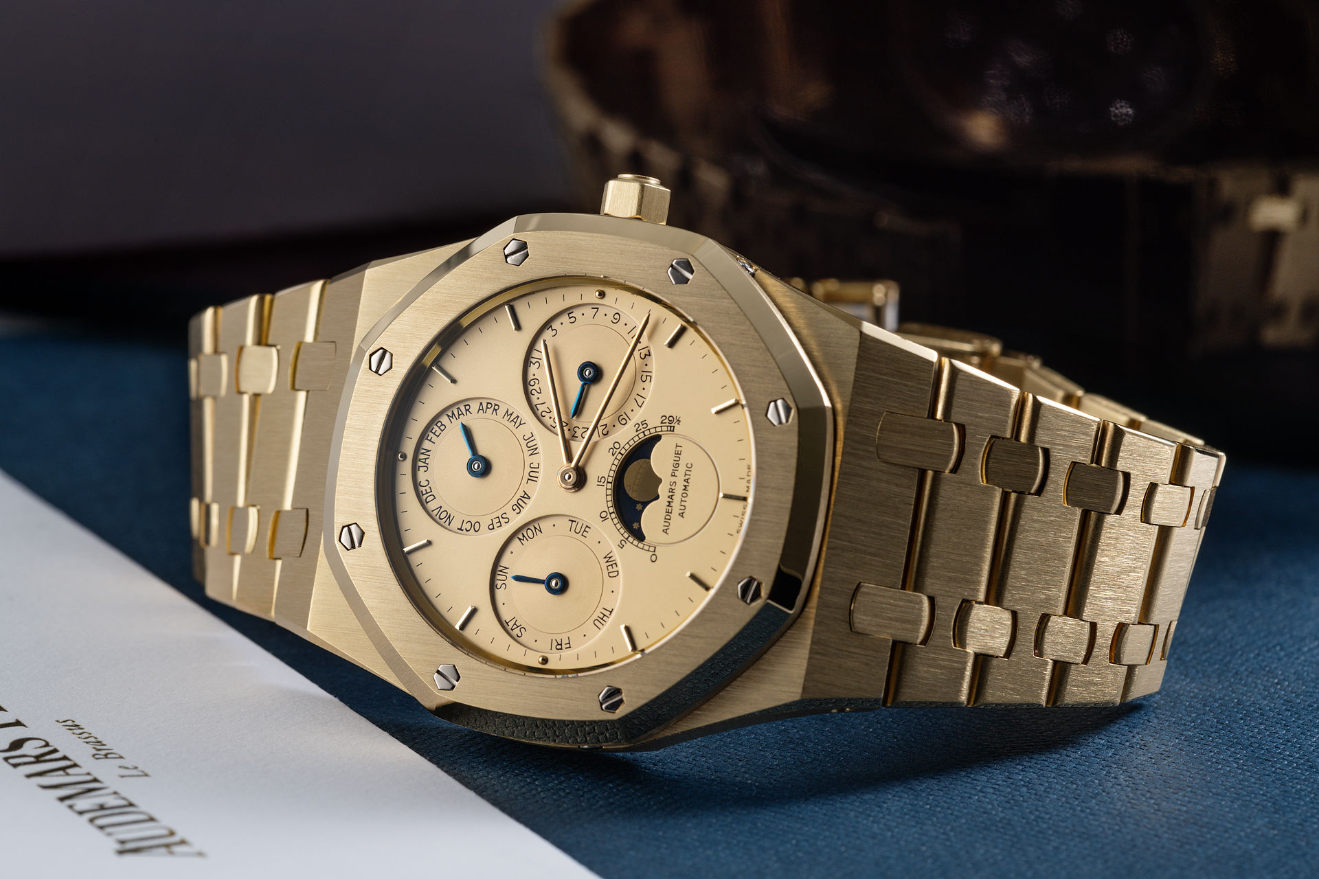 ref 25654BA | Yellow Gold 'AP Warranty' | Audemars Piguet Royal Oak Perpetual Calendar