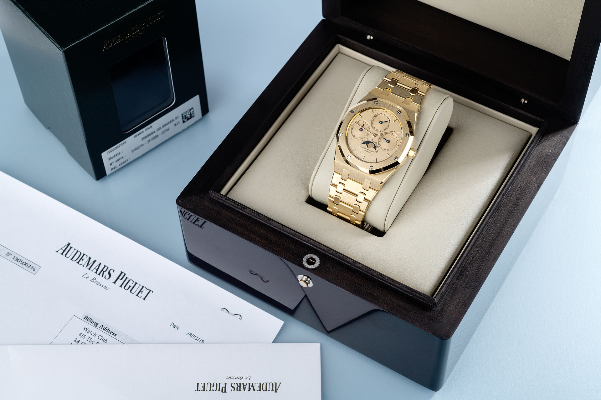 ref 25654BA | Yellow Gold 'AP Warranty' | Audemars Piguet Royal Oak Perpetual Calendar