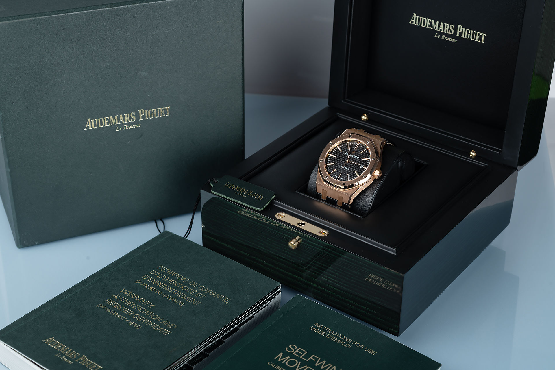 ref 15400OR.OO.D002CR.01 | Rose Gold 'Complete Set'  | Audemars Piguet Royal Oak