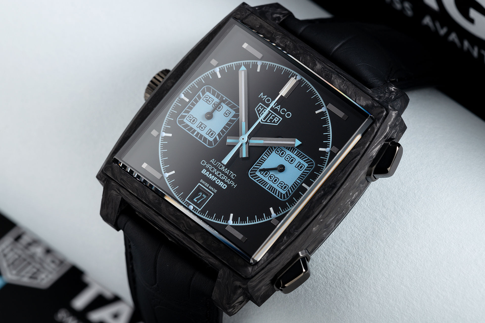 ref CAW2190 | Carbon Fibre 'Limited Edition'  | Jaeger-leCoultre Master ultra thin Moon