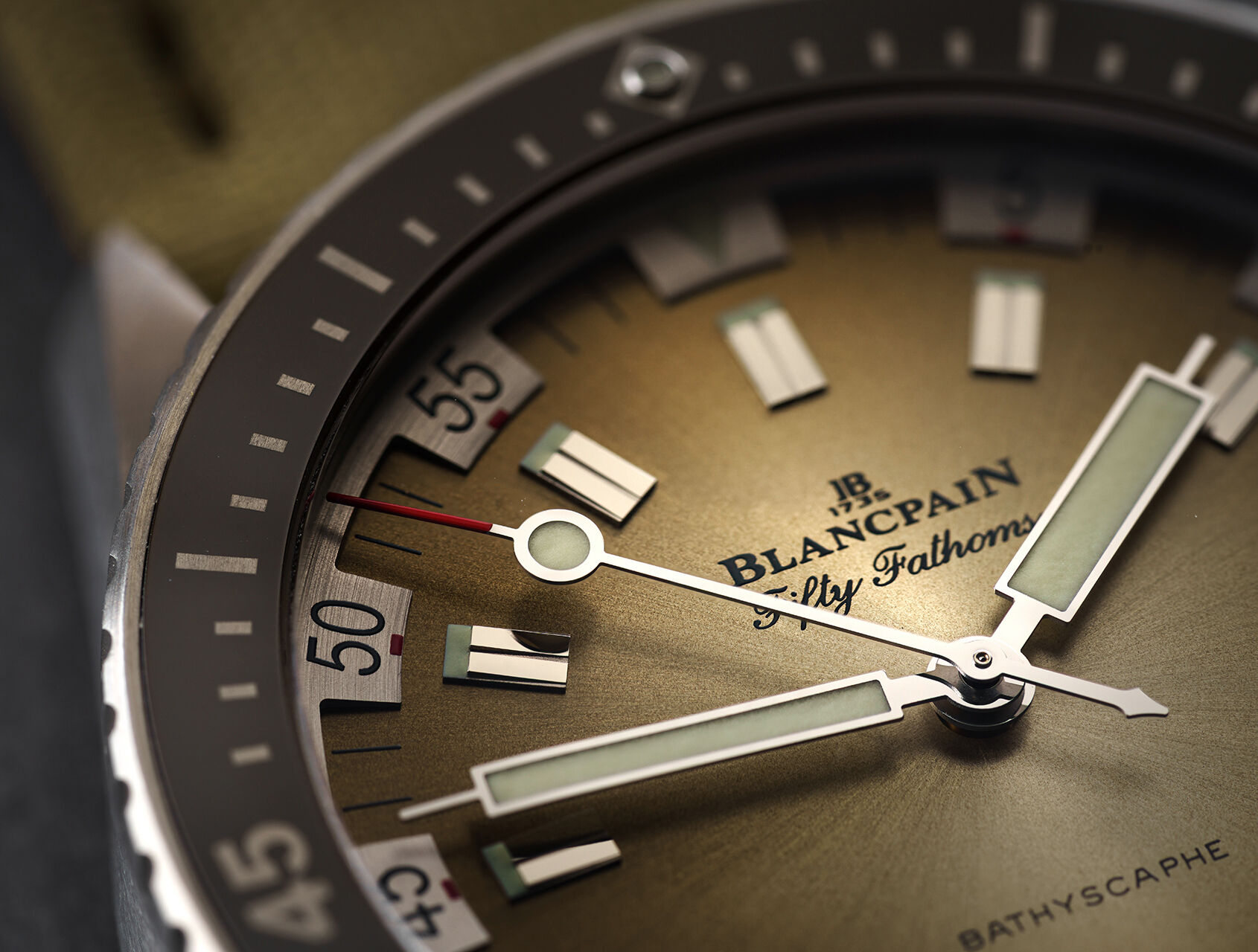ref NO5052 | Fifty Fathoms Bathyscaphe Day Date Desert Edition | Blancpain Fifty Fathoms
