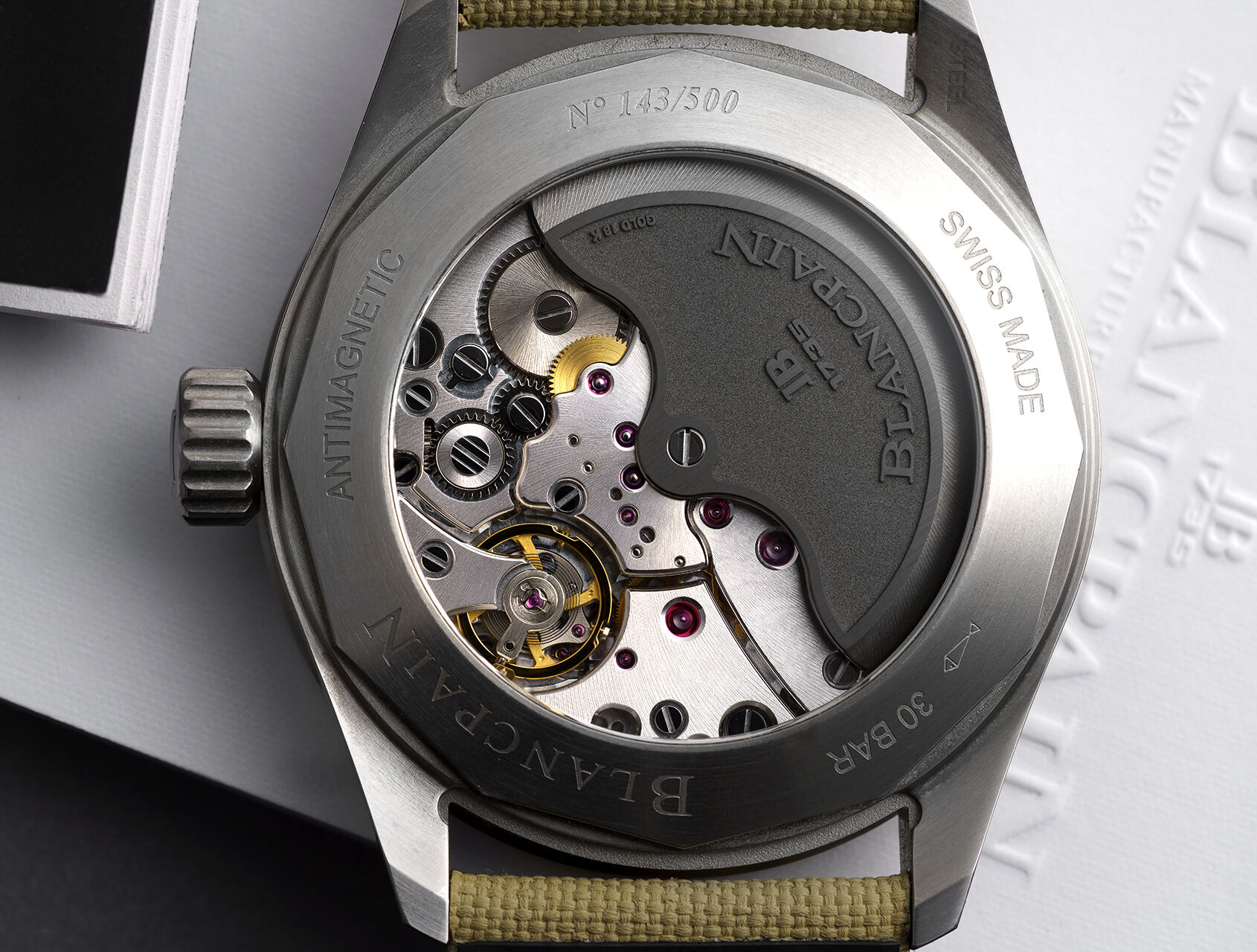 ref NO5052 | Fifty Fathoms Bathyscaphe Day Date Desert Edition | Blancpain Fifty Fathoms