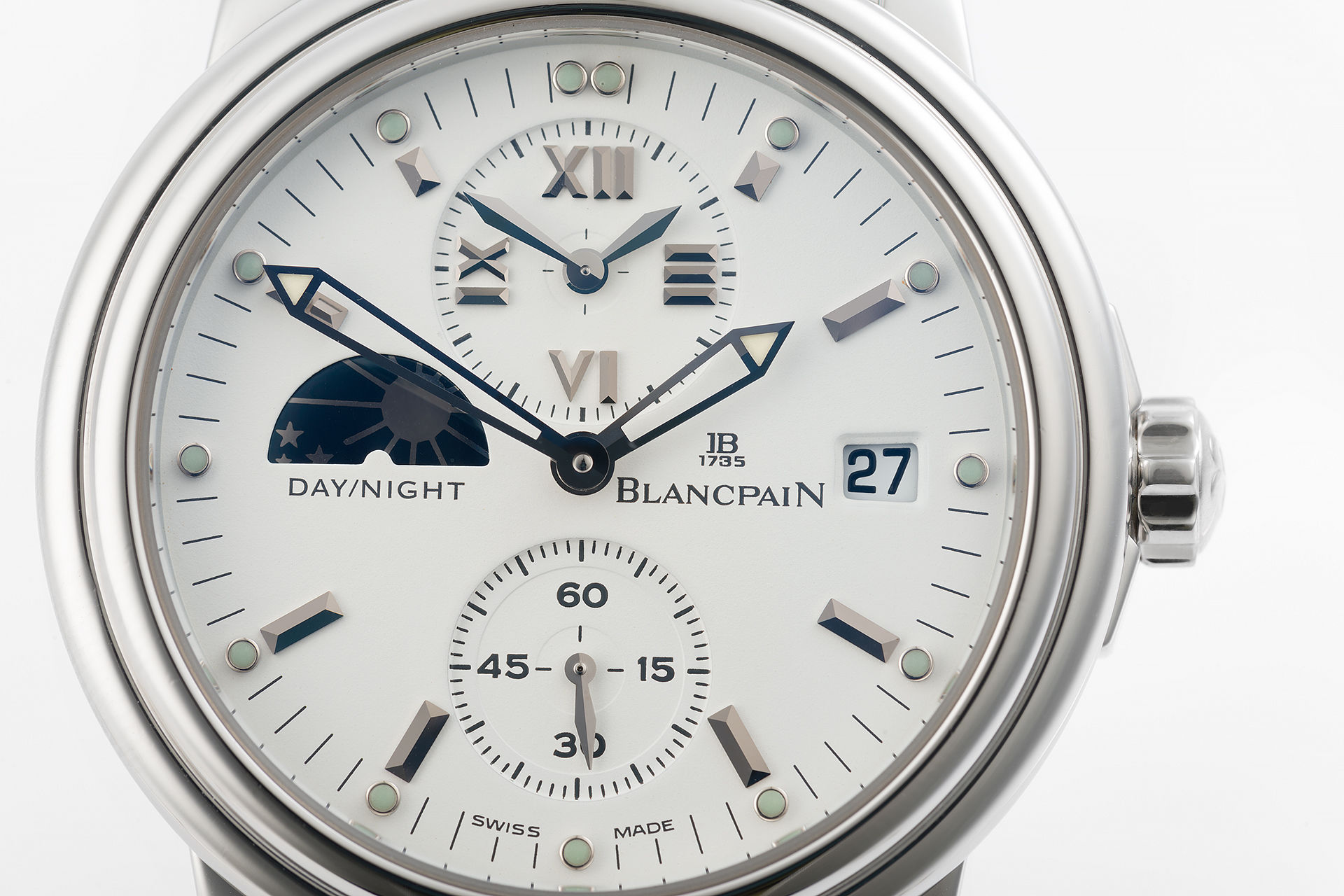 ref 2160-1127-53 | 38mm Box & Papers | Blancpain Léman Day/Night 