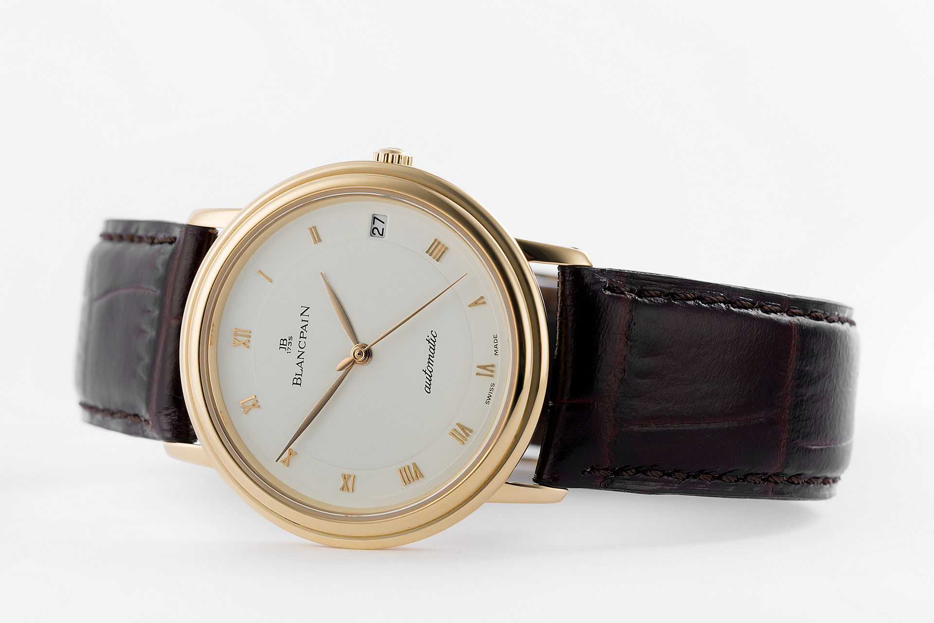 ref 1151-1418-55 | 18ct Yellow Gold 'Ultra Thin' | Blancpain Villeret