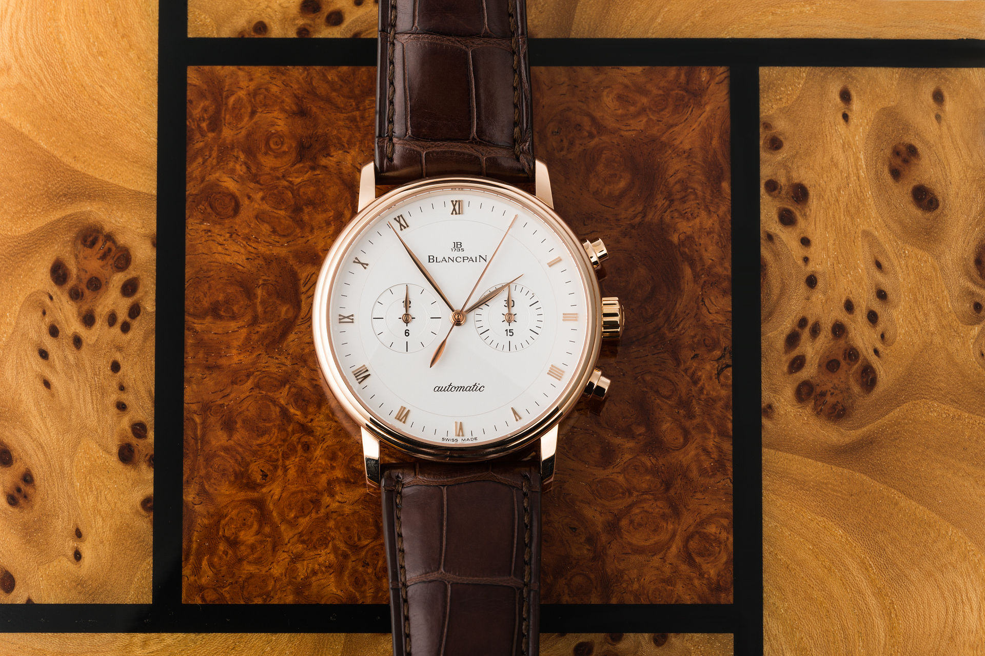 ref 4082/3642 55 | Rose Gold 'Box and Papers' | Blancpain Villeret