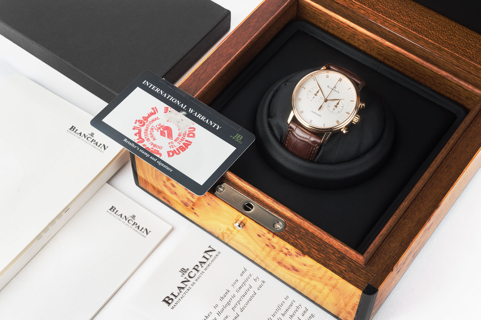 ref 4082/3642 55 | Rose Gold 'Box and Papers' | Blancpain Villeret