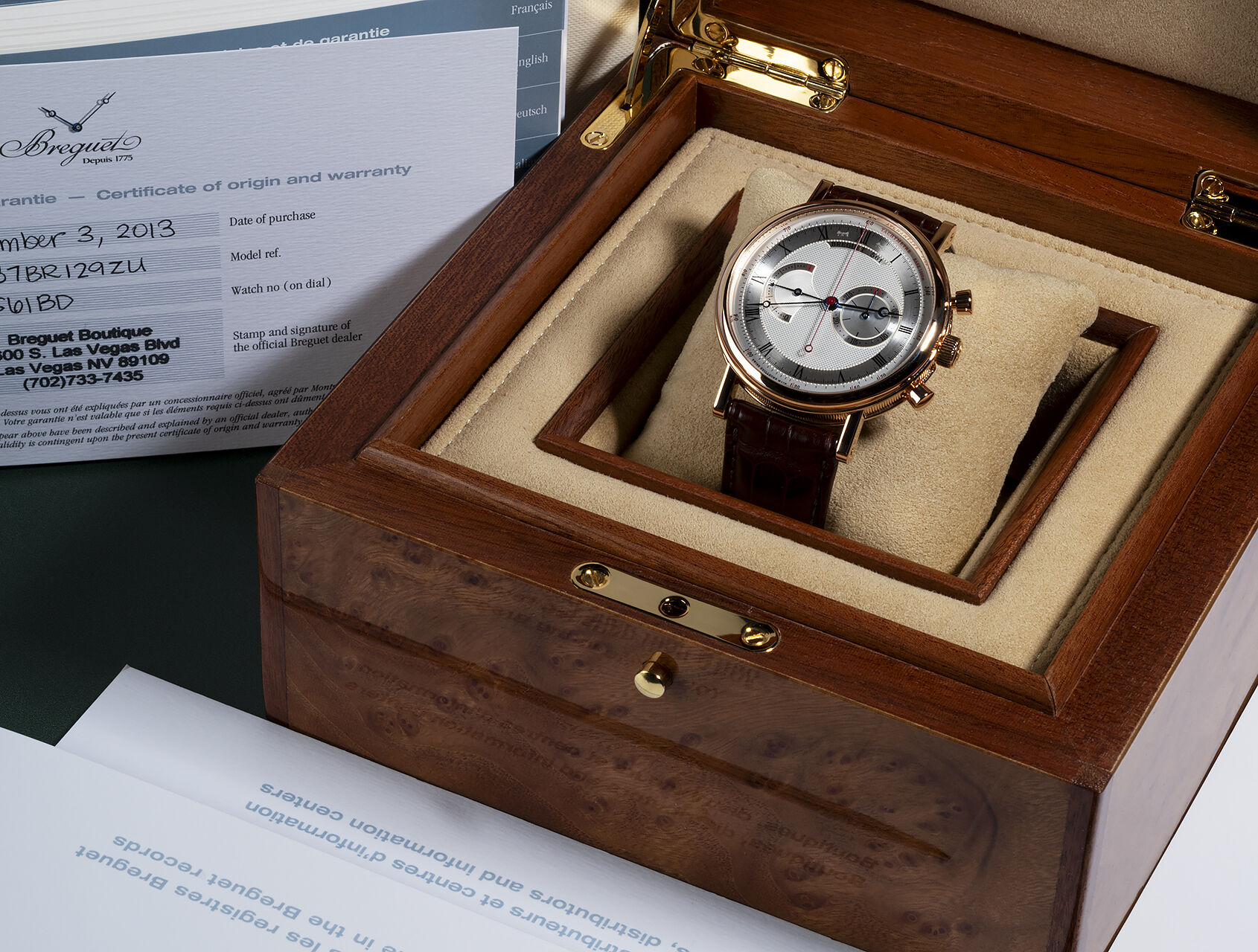 ref 5287BR/12/9ZU | 5287BR - Box & Certificate | Breguet Classique