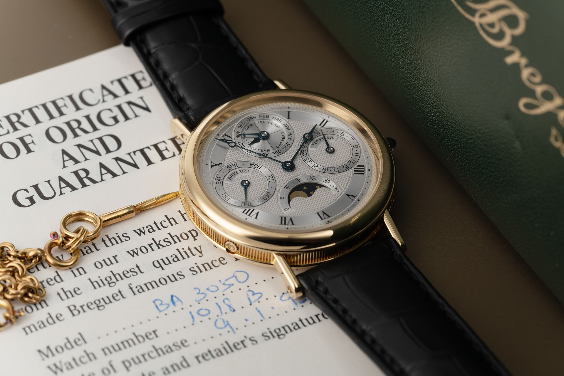 ref 3050BA | 18ct Yellow Gold 'Full Set' | Breguet Classique Perpetual Calendar