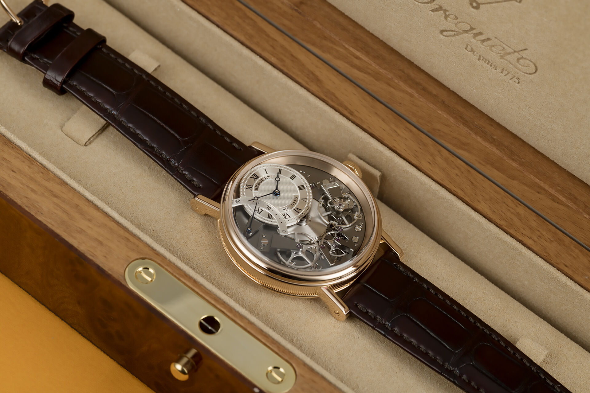 ref 7097BRG19WU | Rose Gold Retrograde | Breguet La Tradition