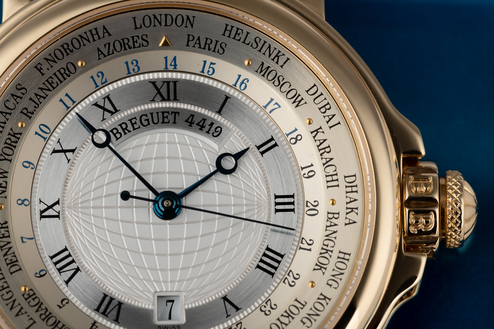 ref 3700BA | Yellow Gold World Time | Breguet Marine World Time