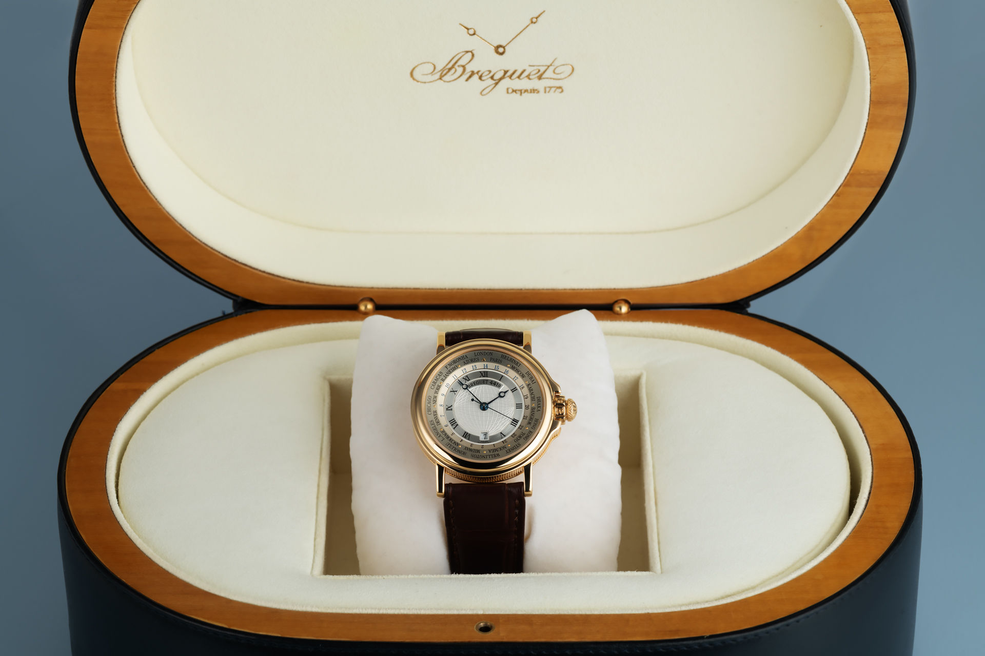 ref 3700BA | Yellow Gold World Time | Breguet Marine World Time