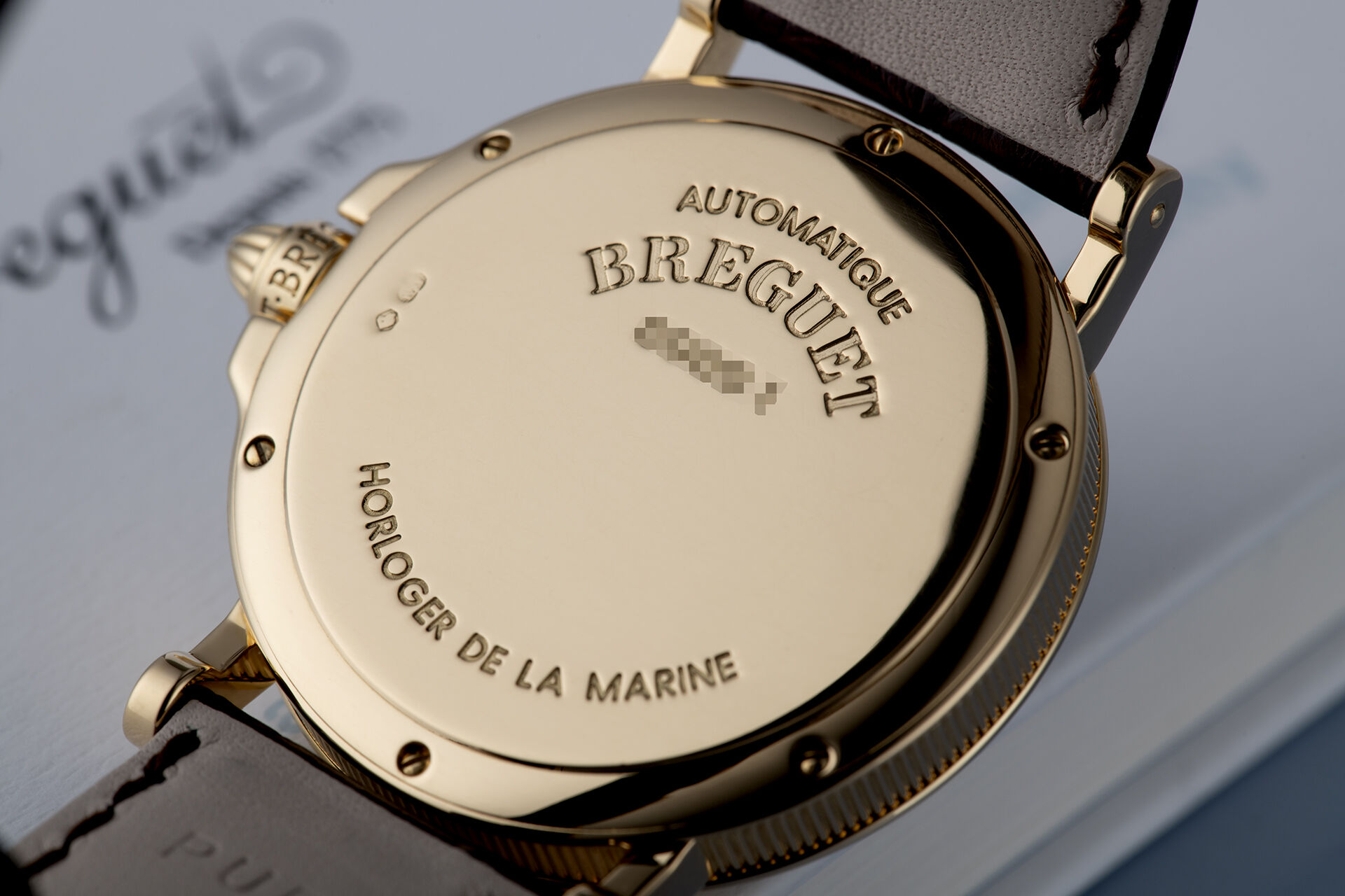 ref 3400BA/12/196 | 18ct Gold Box & Certificate | Breguet Marine