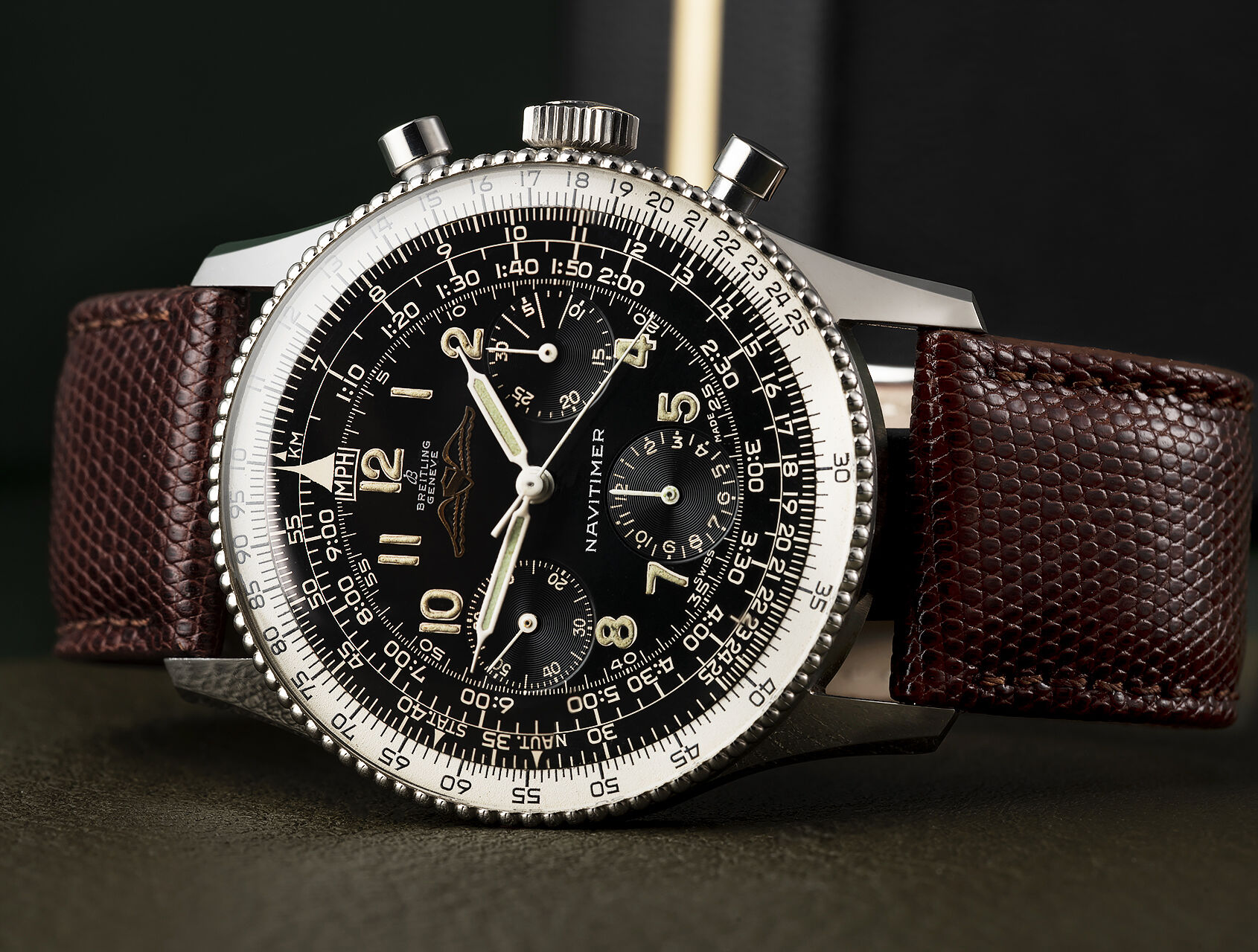 ref 806 | 806 - Rare All Black Dial | Breitling Navitimer