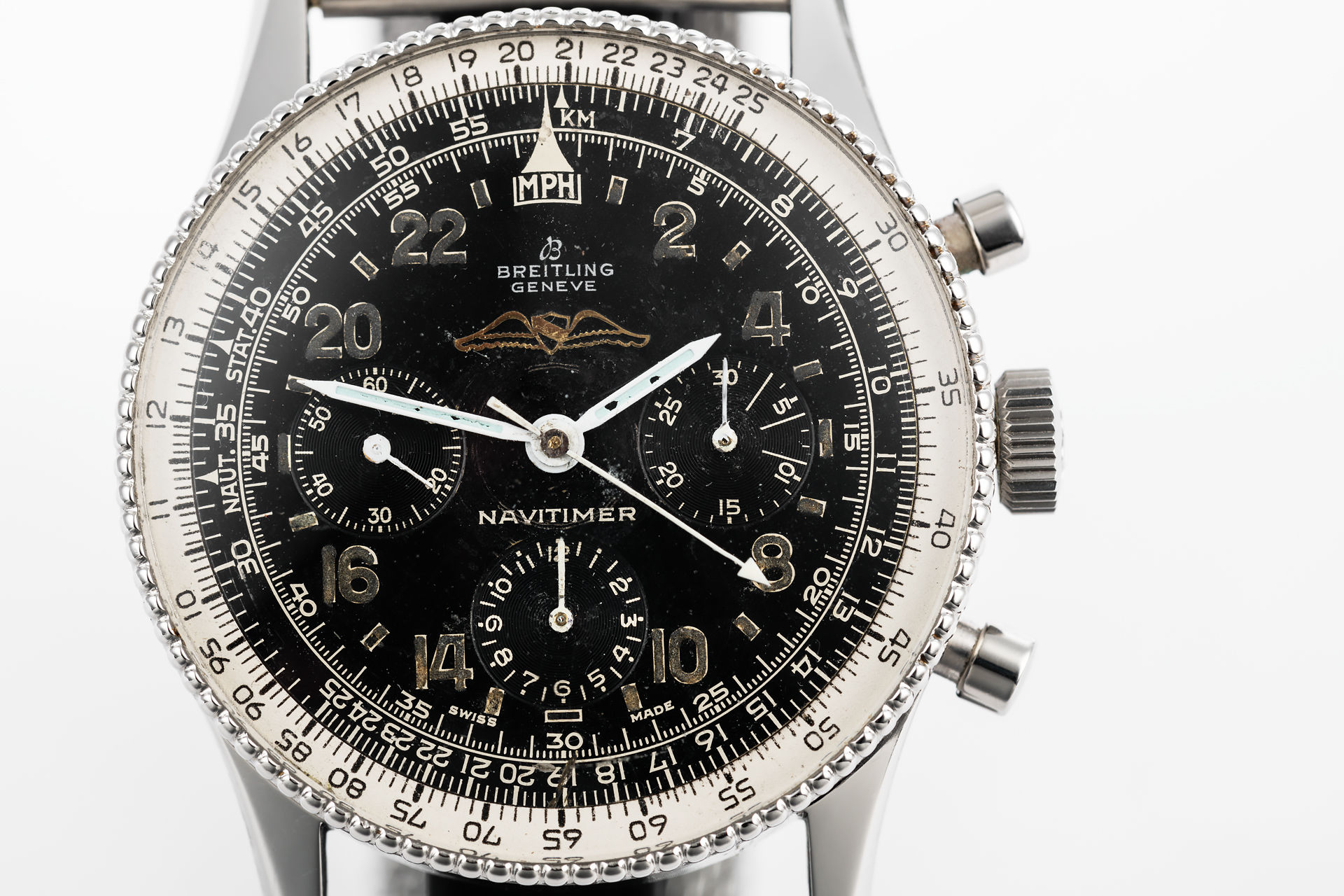 ref 809 | Rare All Black Dial 'Scott Carpenter' | Breitling Navitimer