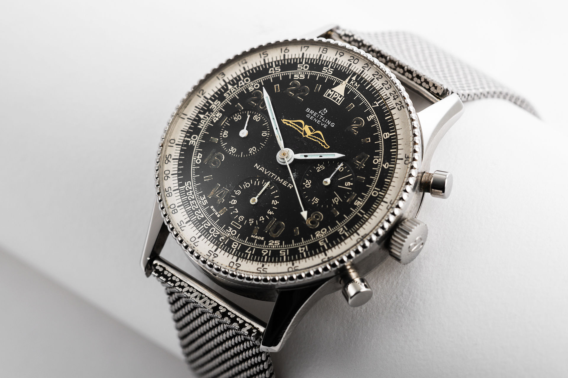 ref 809 | Rare All Black Dial 'Scott Carpenter' | Breitling Navitimer