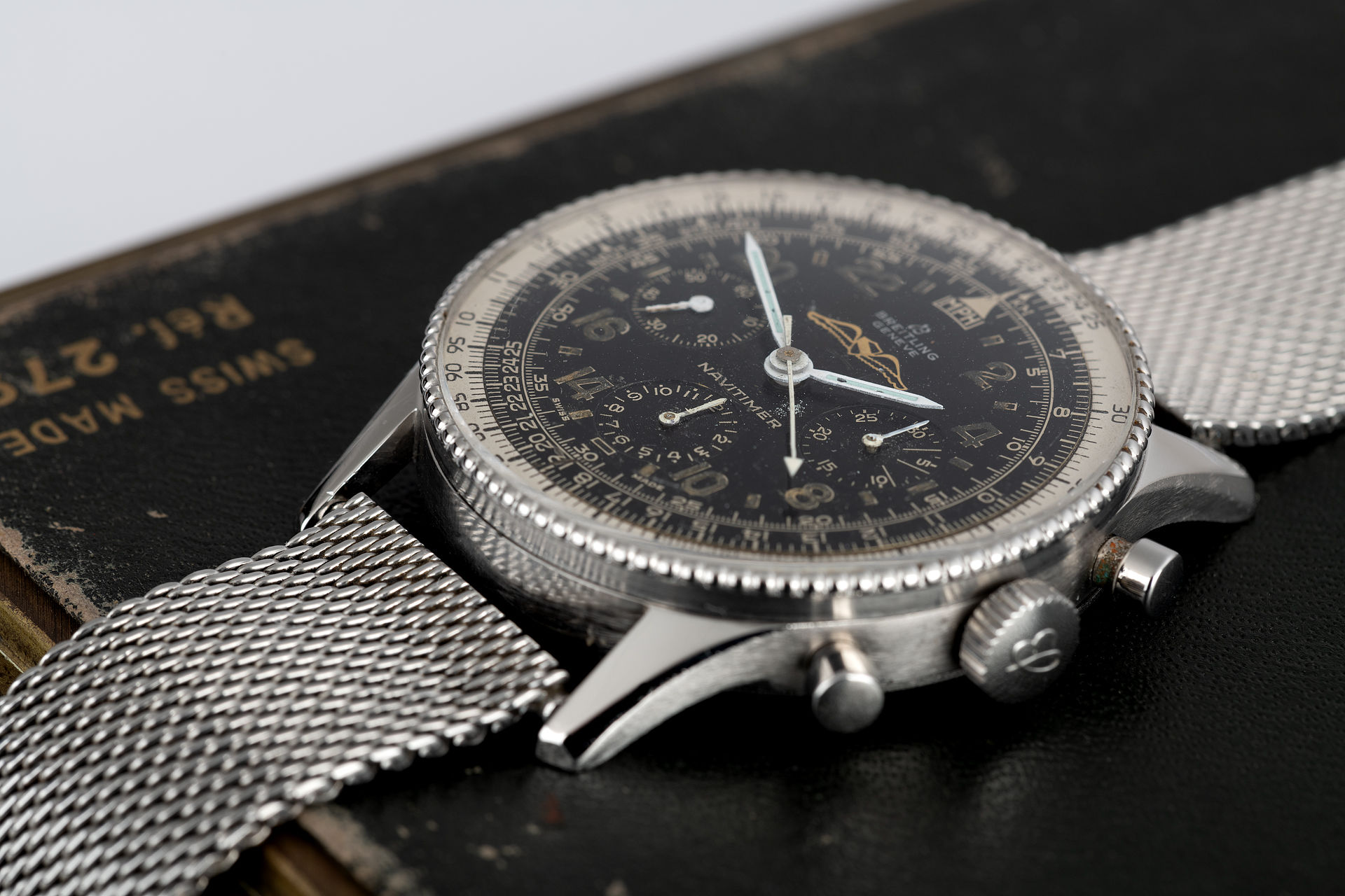 ref 809 | Rare All Black Dial 'Scott Carpenter' | Breitling Navitimer