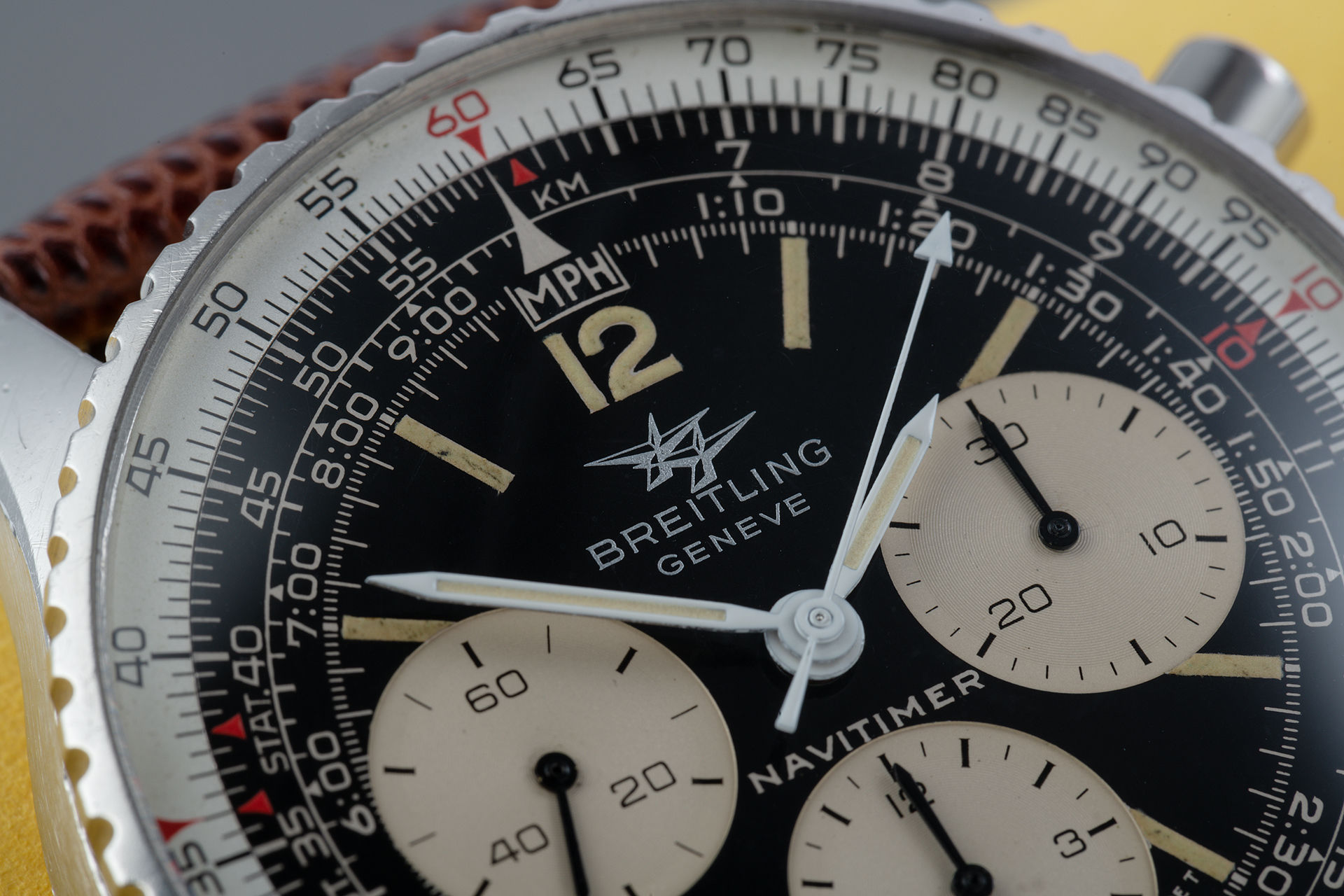 ref 806 | 'Twin Planes' Never Polished | Breitling Navitimer