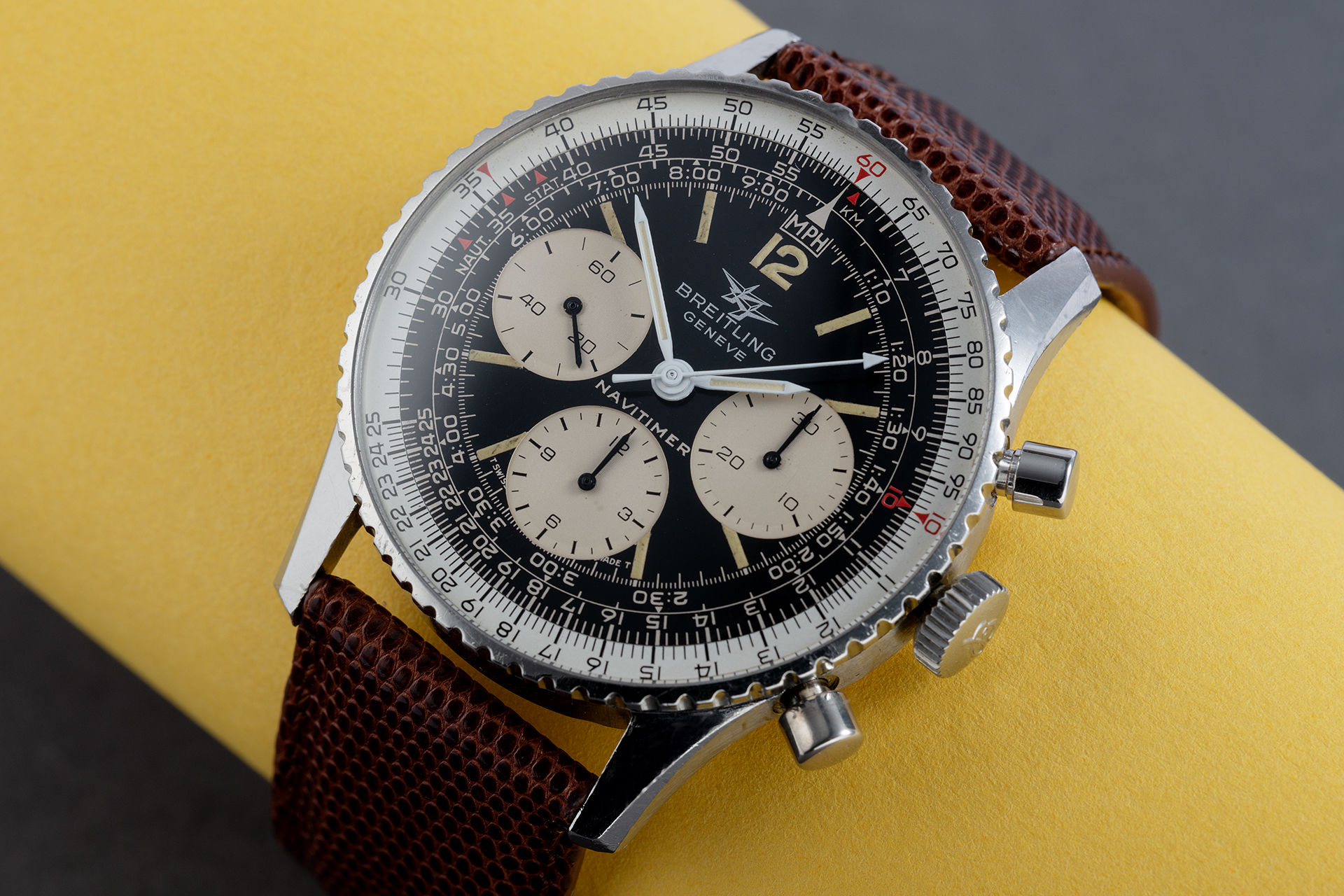 ref 806 | 'Twin Planes' Never Polished | Breitling Navitimer