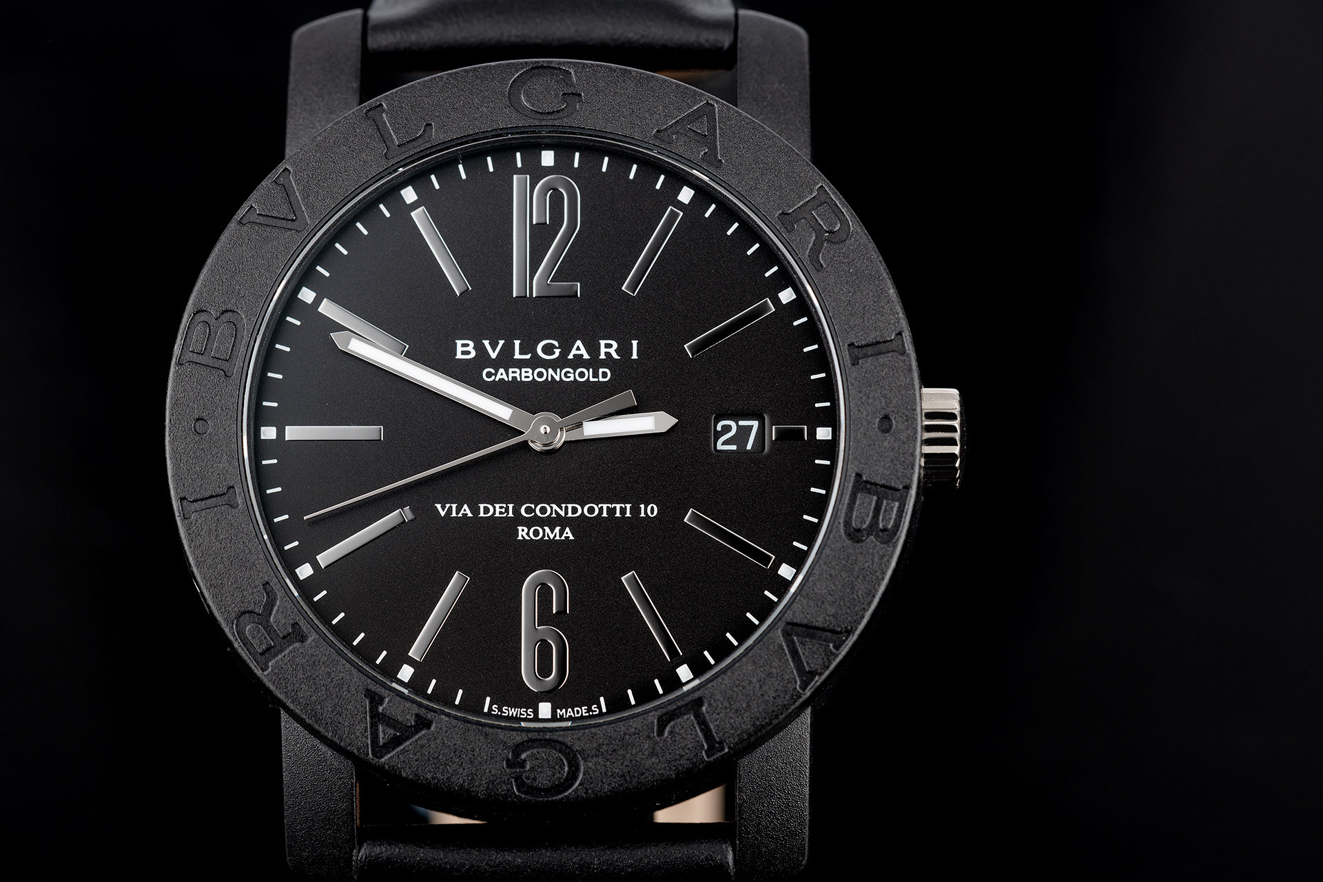 ref BB 40 CL | 'Carbon Gold' Edition | Bulgari Bulgari Bulgari