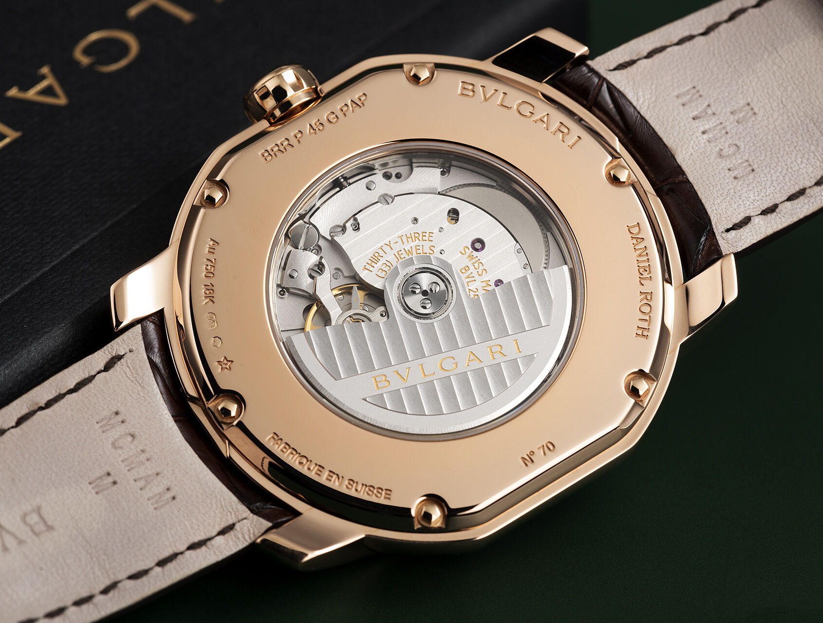 ref BRRP45BGLPAP | Rose Gold 'Heure Sautante' | Bulgari Daniel Roth Papillon