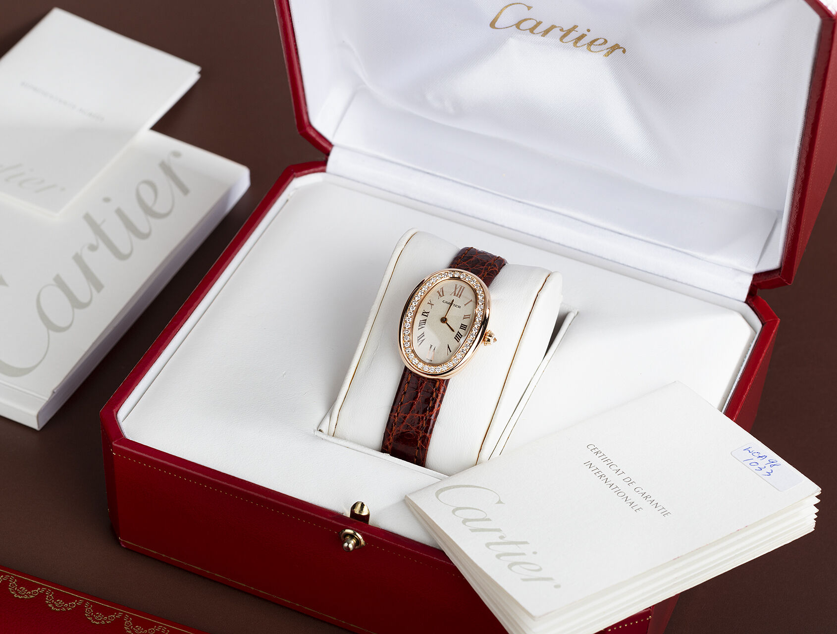 ref W1506056 | Rose Gold Box & Papers | Cartier Baignoire