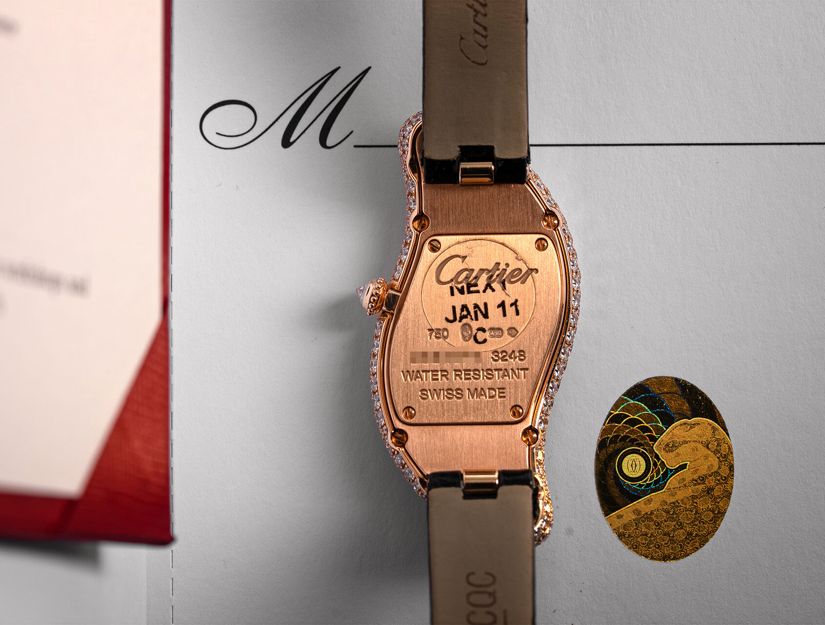 ref 3248 | 3248 - Rose Gold | Cartier Baignoire S