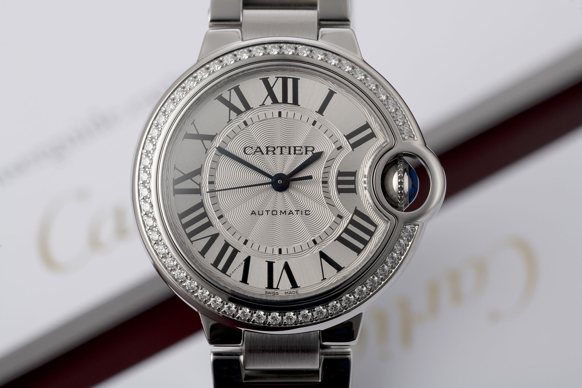 ref  W4BB0016  | Box & Certificate | Cartier Ballon Bleu