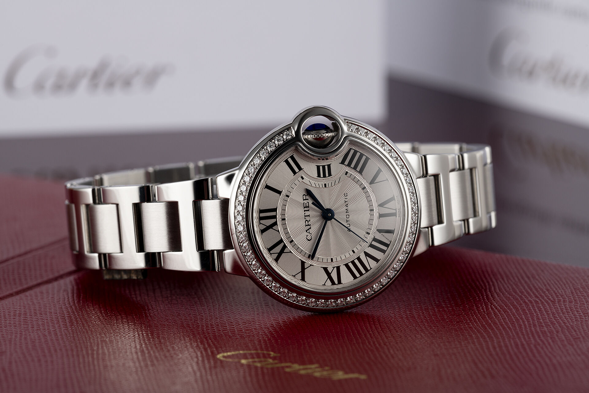 ref  W4BB0016  | Box & Certificate | Cartier Ballon Bleu