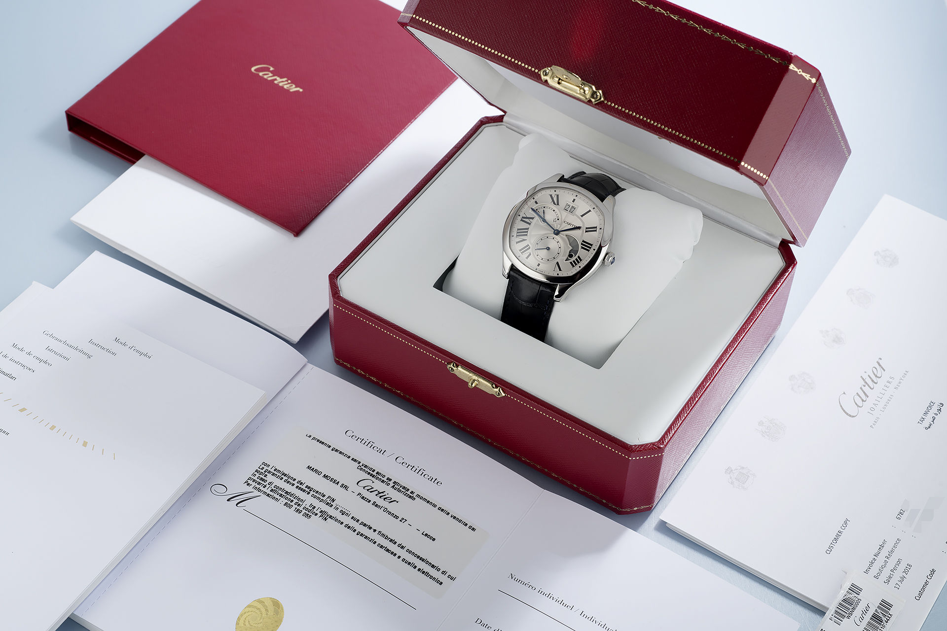 ref WSNM0005 | Box & Certificate | Cartier Drive De Cartier