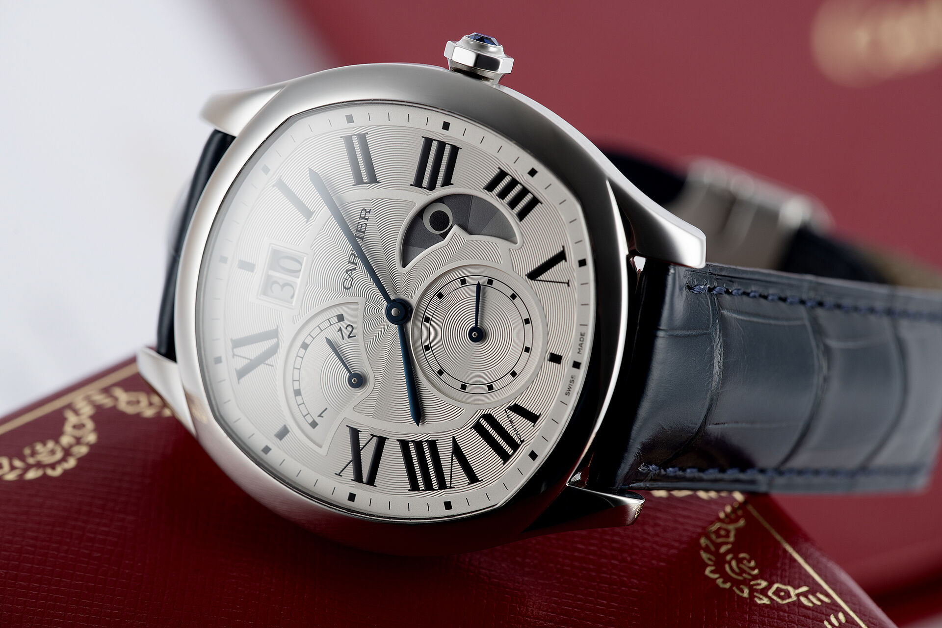 ref WSNM0005 | Retrograde Second Time Zone | Cartier Drive De Cartier