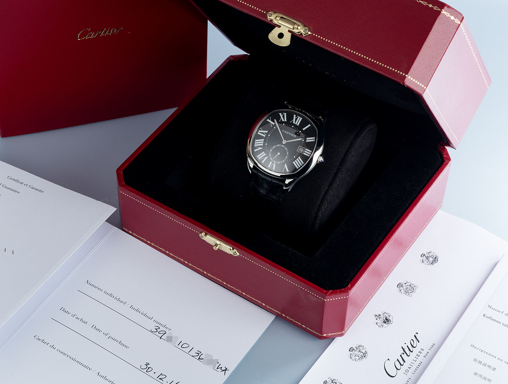 ref WSNM0009 | Box & Certificate  | Cartier Drive De Cartier