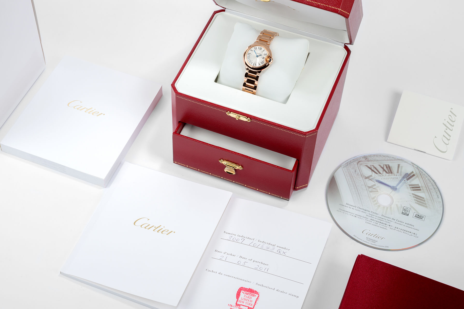 ref W69002Z2 | Rose Gold 'Full Set' | Cartier Lady Ballon Bleu