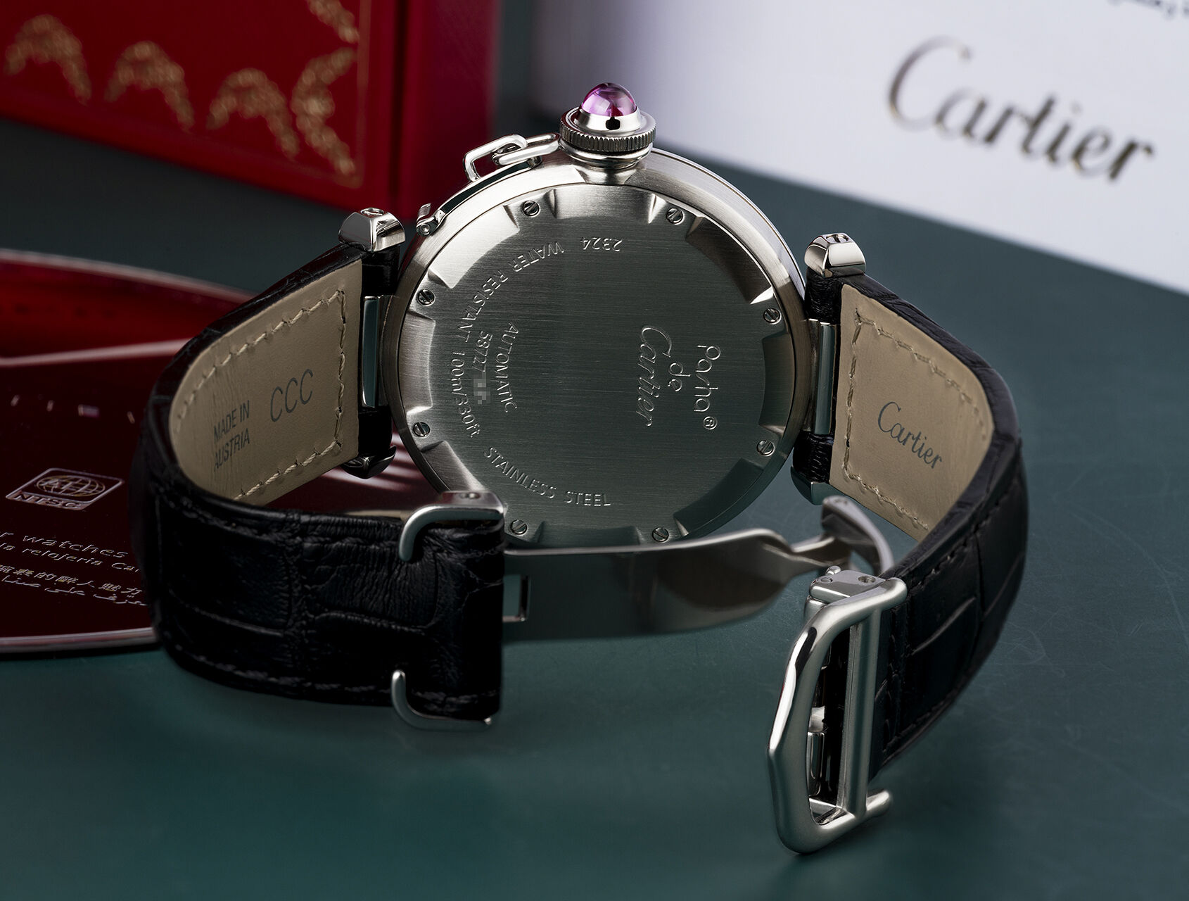 ref W3109599 | Box & Papers  | Cartier Pasha de Cartier