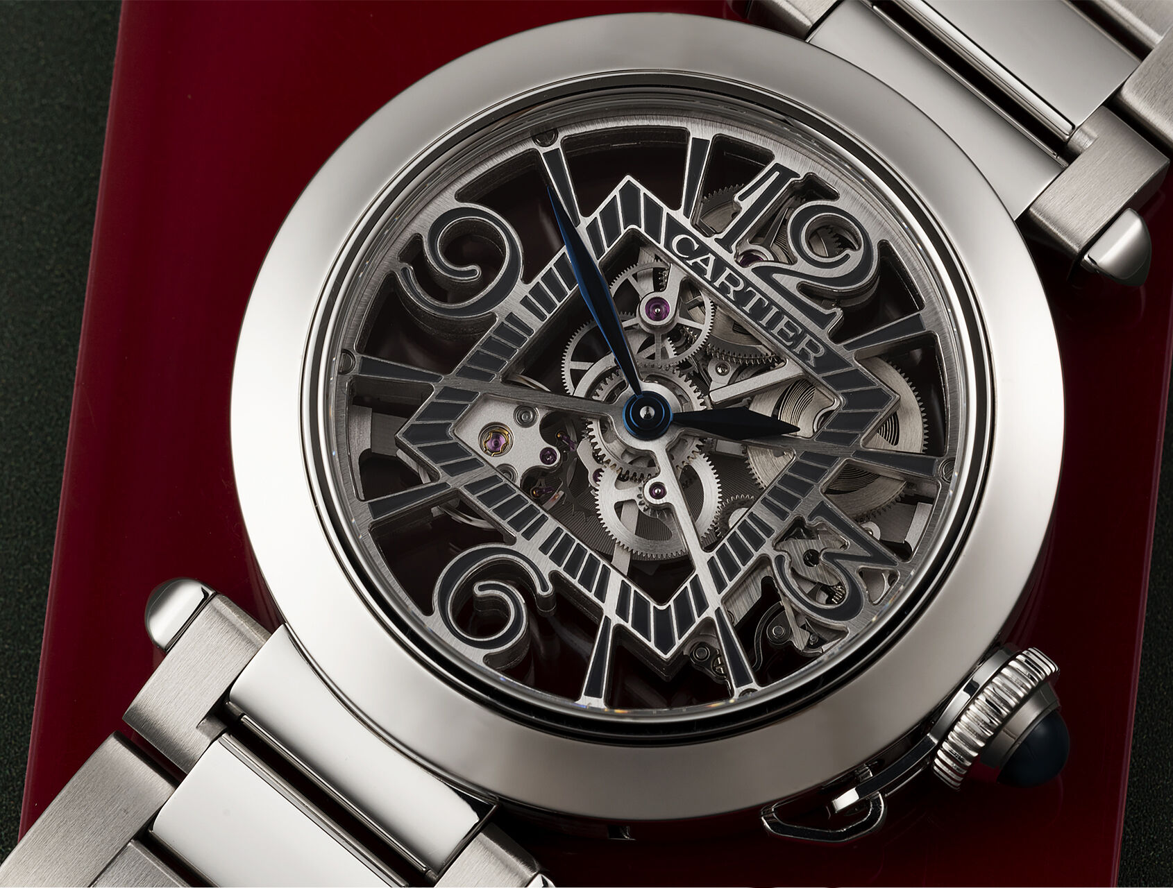 ref WHPA0007 | WHPA0007 - Skeleton Dial | Cartier Pasha 